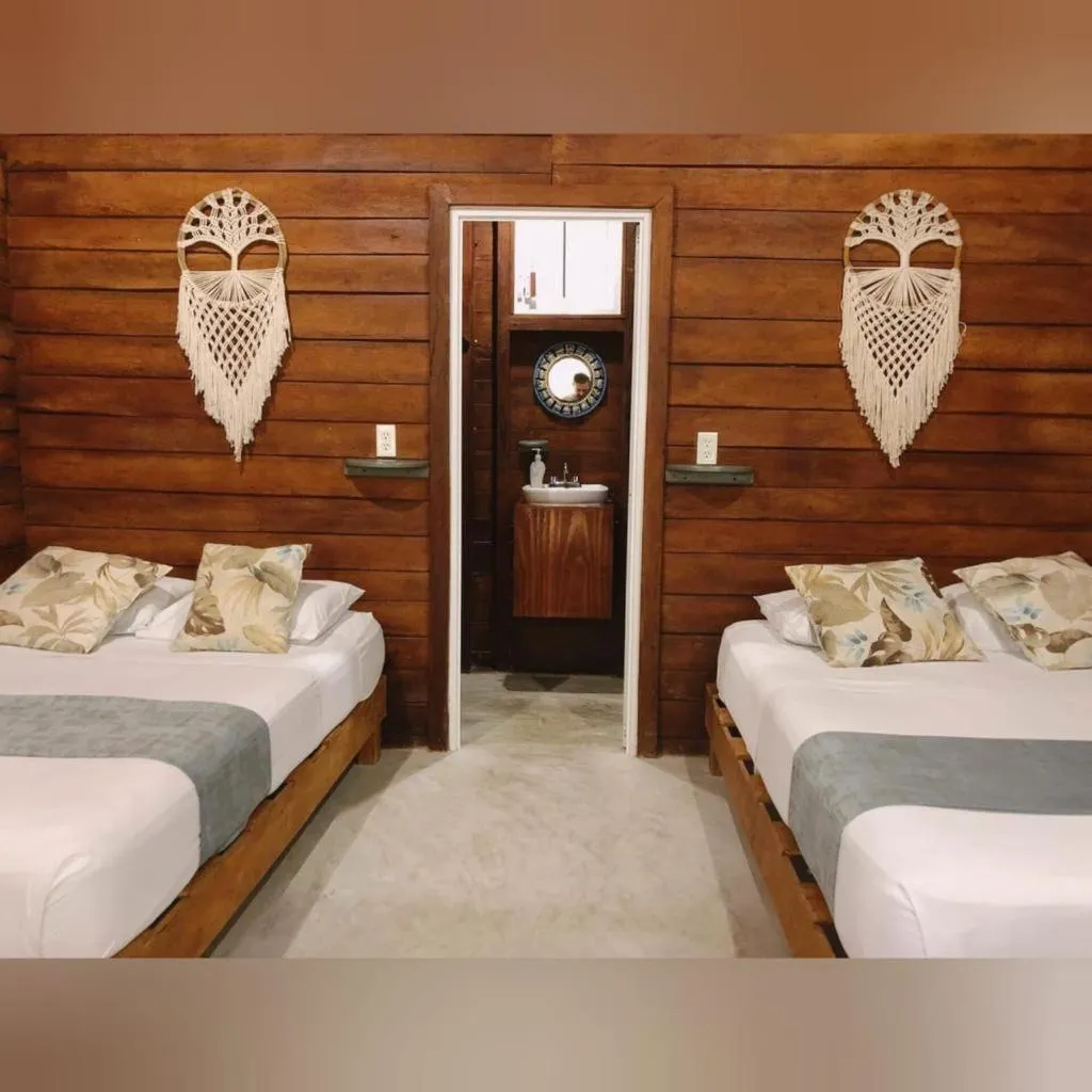 Bed in Cabañas Chac Mool Downtown