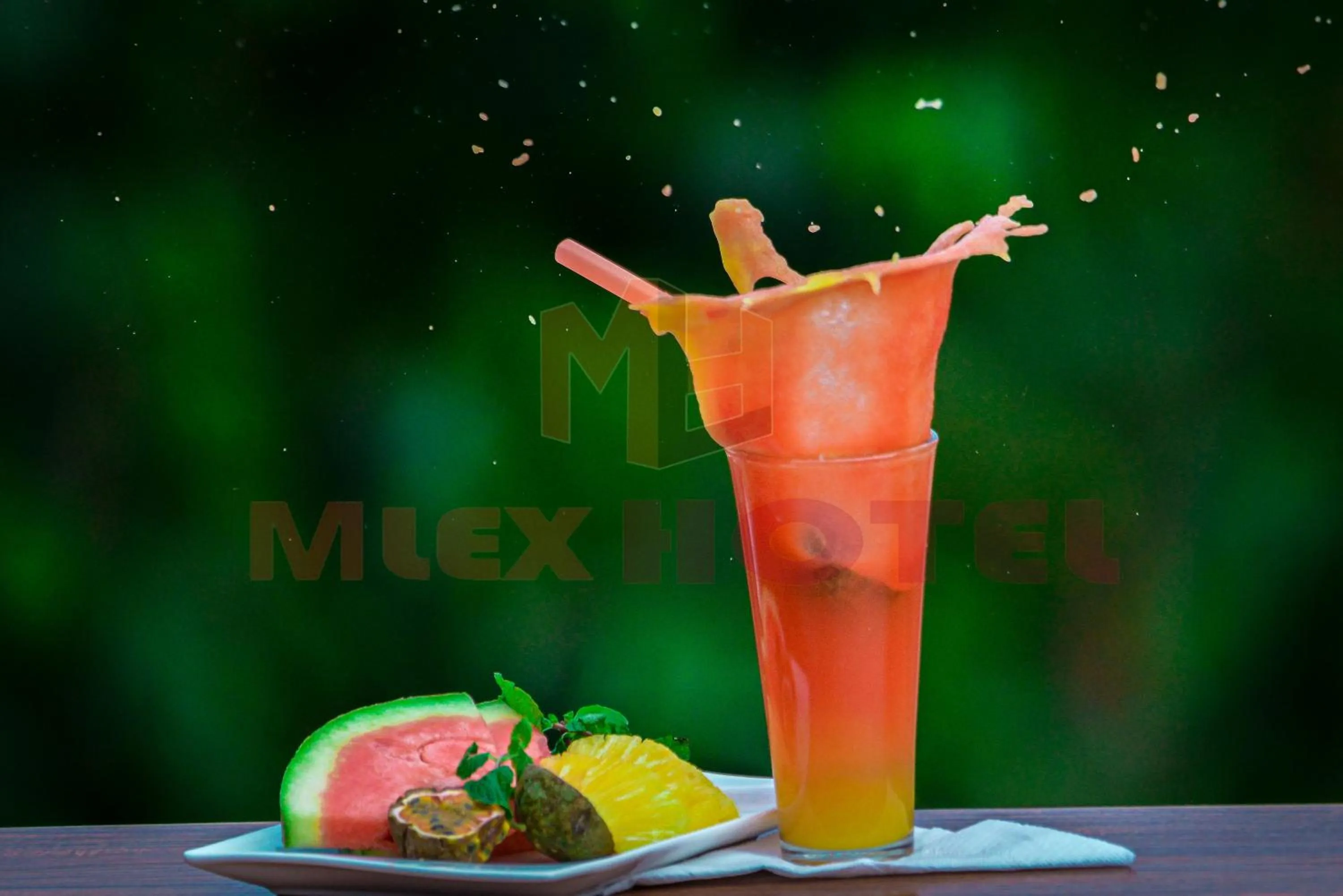 Food and drinks in Mlex Hotel