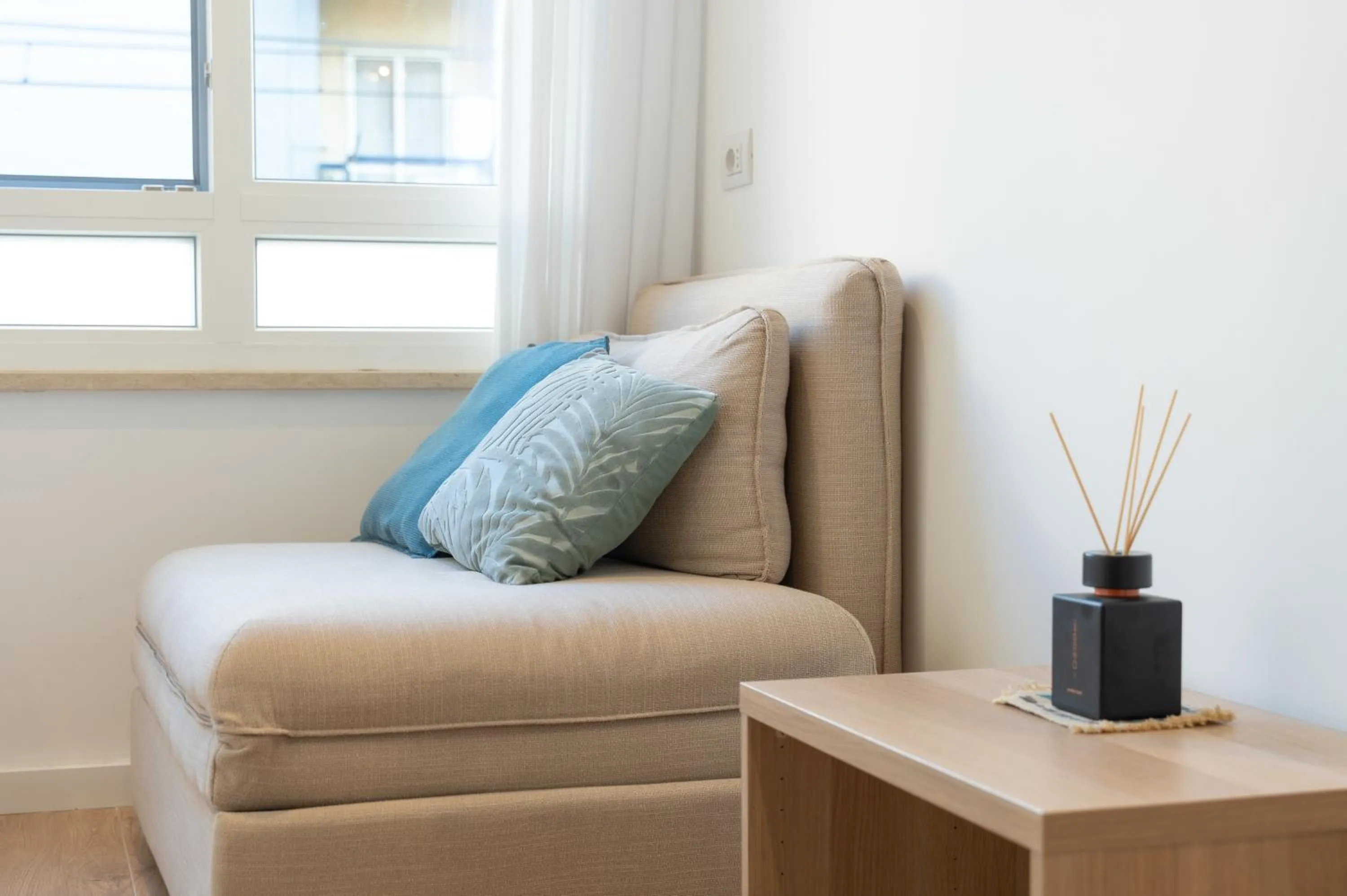 Seating area in B&B Amadema