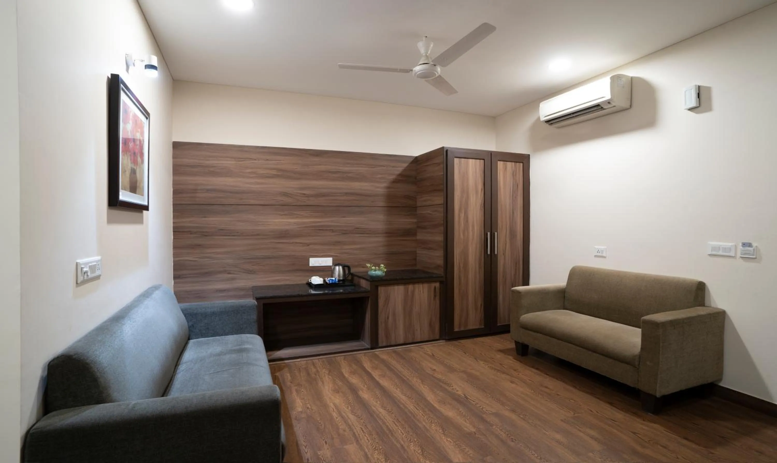 Seating area in Treebo Premium Baramasi By Jai Club Prime