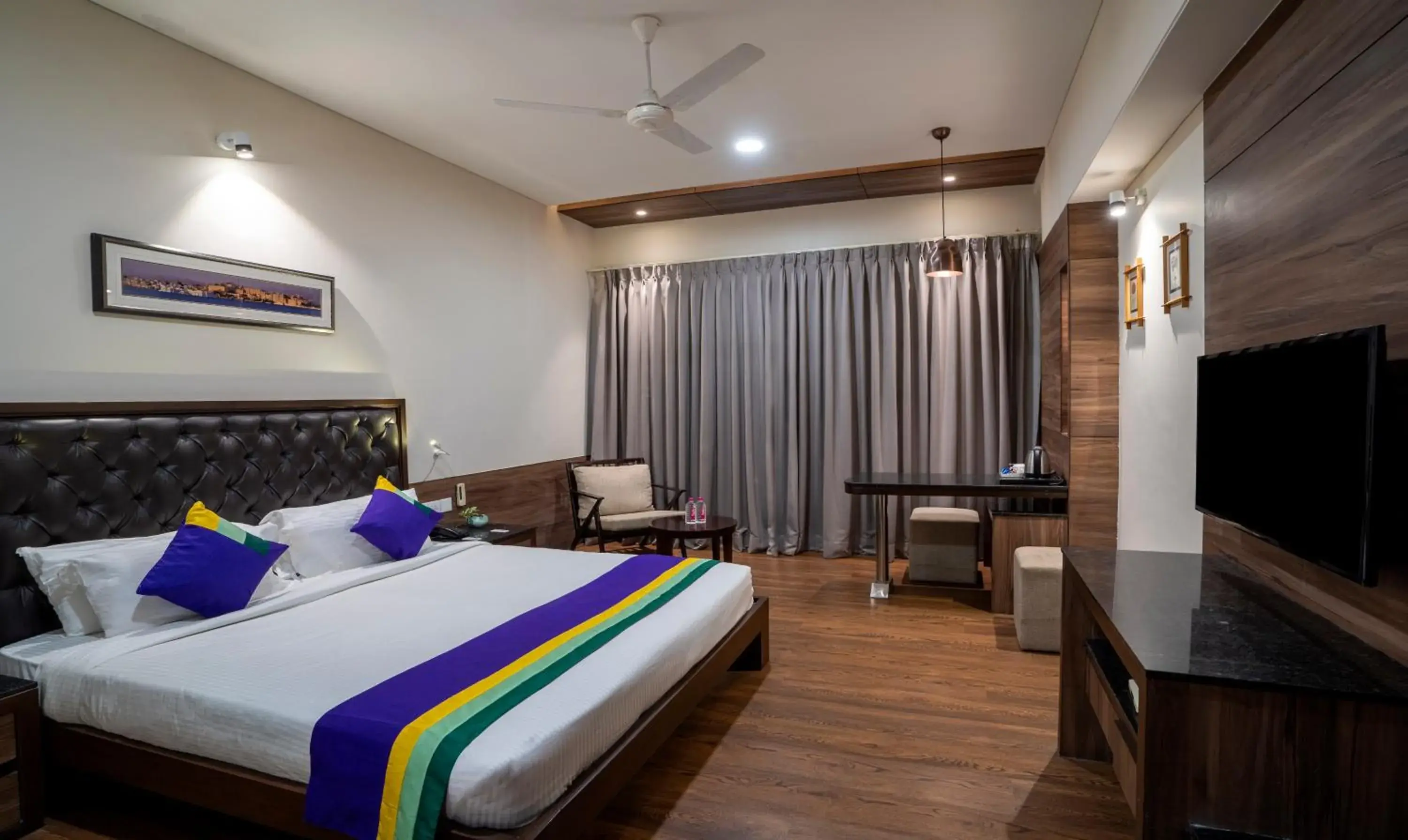 Bed in Treebo Premium Baramasi By Jai Club Prime Bed in Treebo Premium Baramasi By Jai Club Prime