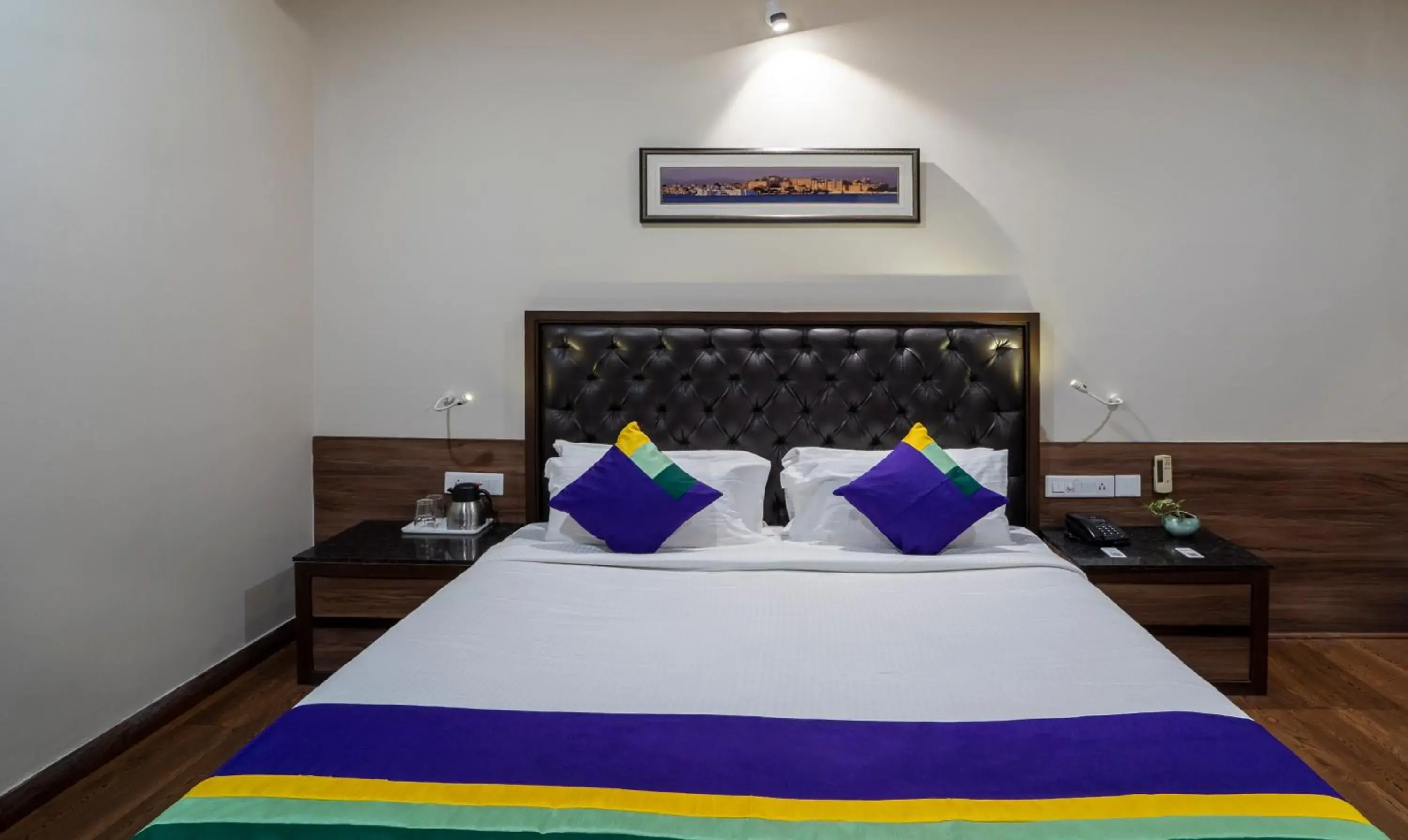 Bed in Treebo Premium Baramasi By Jai Club Prime Bed in Treebo Premium Baramasi By Jai Club Prime