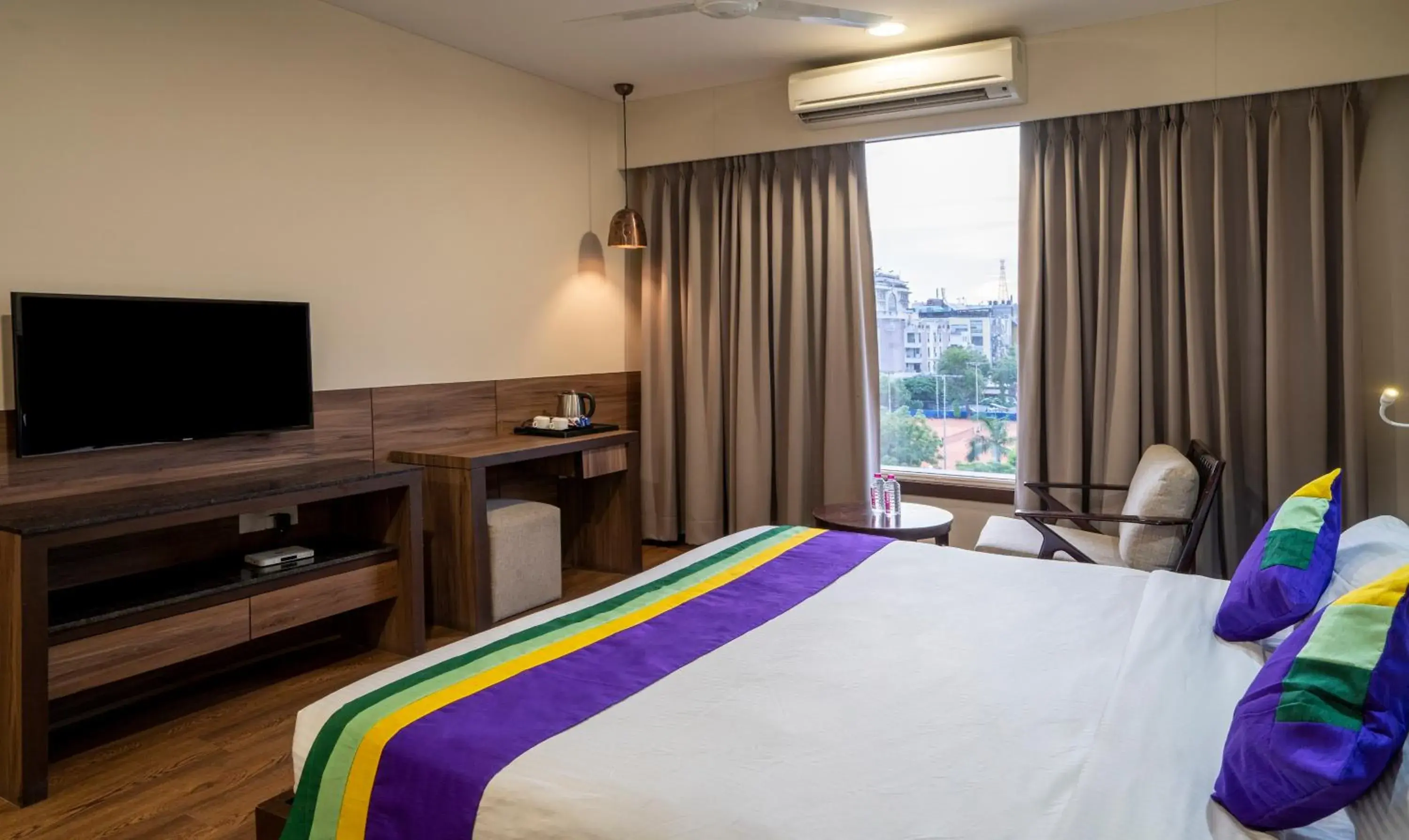 Bed in Treebo Premium Baramasi By Jai Club Prime Bed in Treebo Premium Baramasi By Jai Club Prime