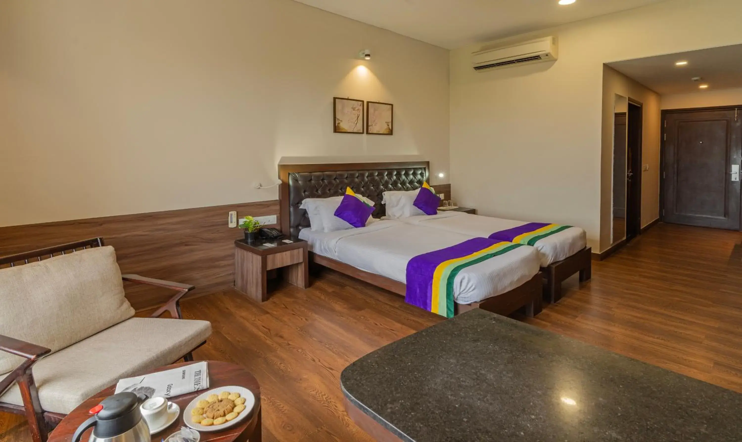 Bed in Treebo Premium Baramasi By Jai Club Prime Bed in Treebo Premium Baramasi By Jai Club Prime