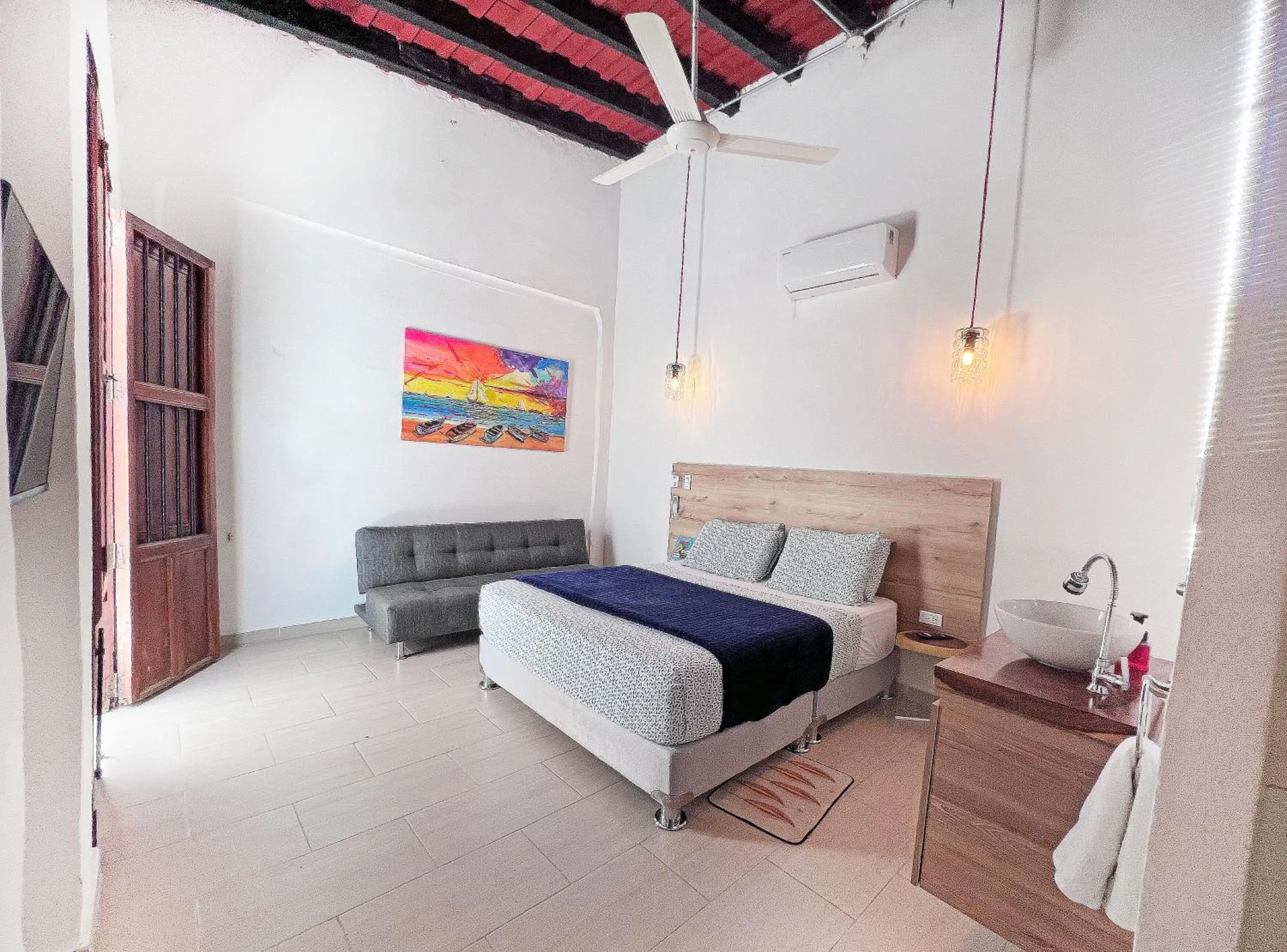 Bed in Comunidad Calle 13 Hotel Boutique