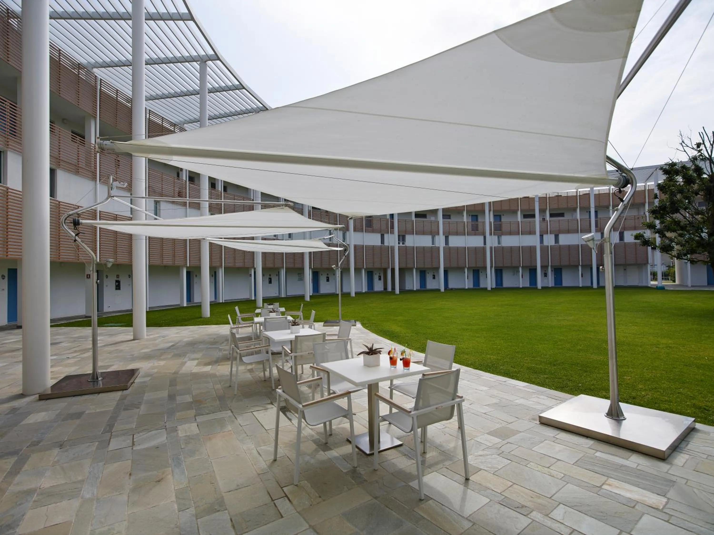 Patio in Isola di Albarella Hotel Capo Nord