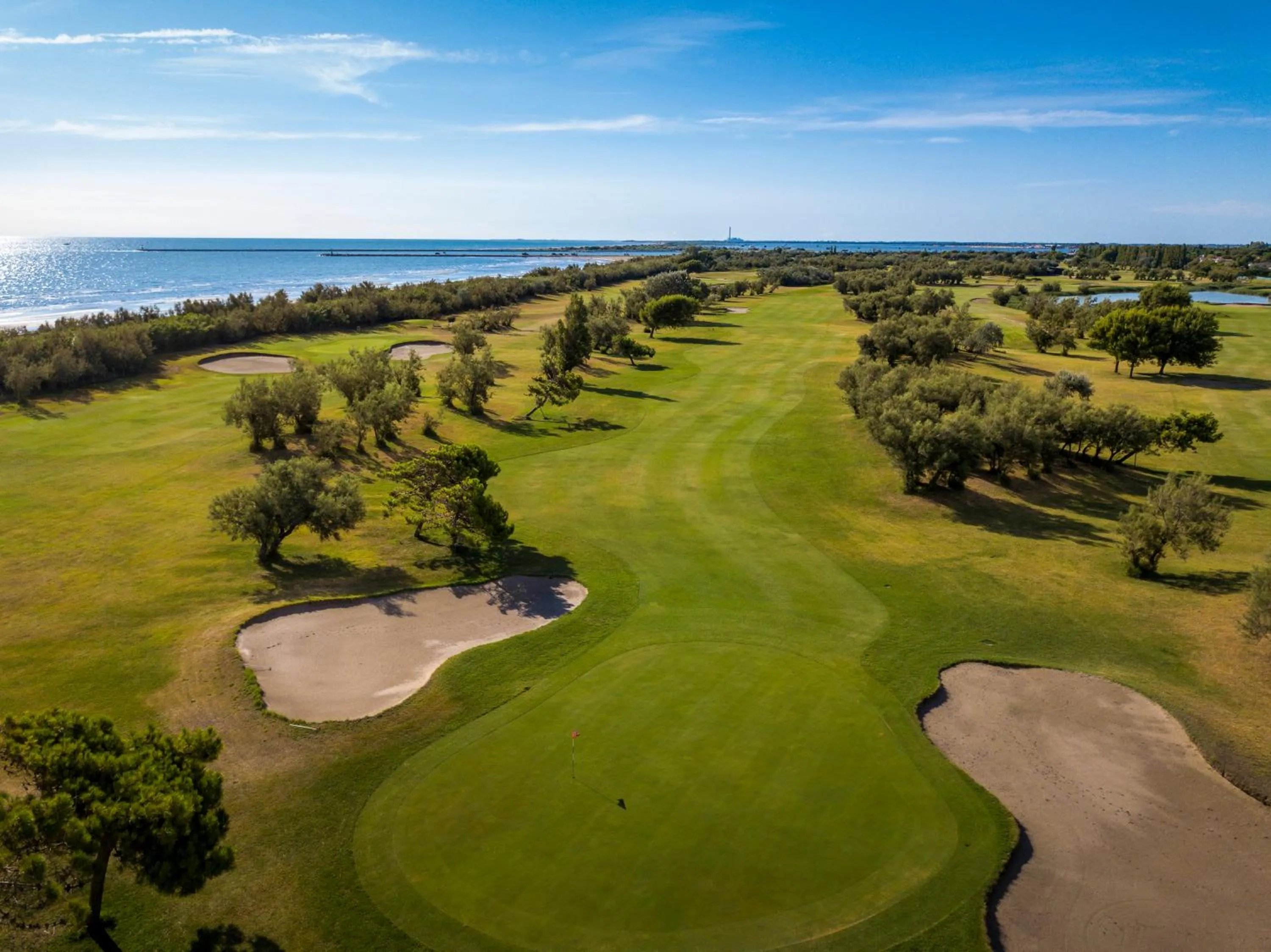 Golfcourse in Isola di Albarella Hotel Capo Nord