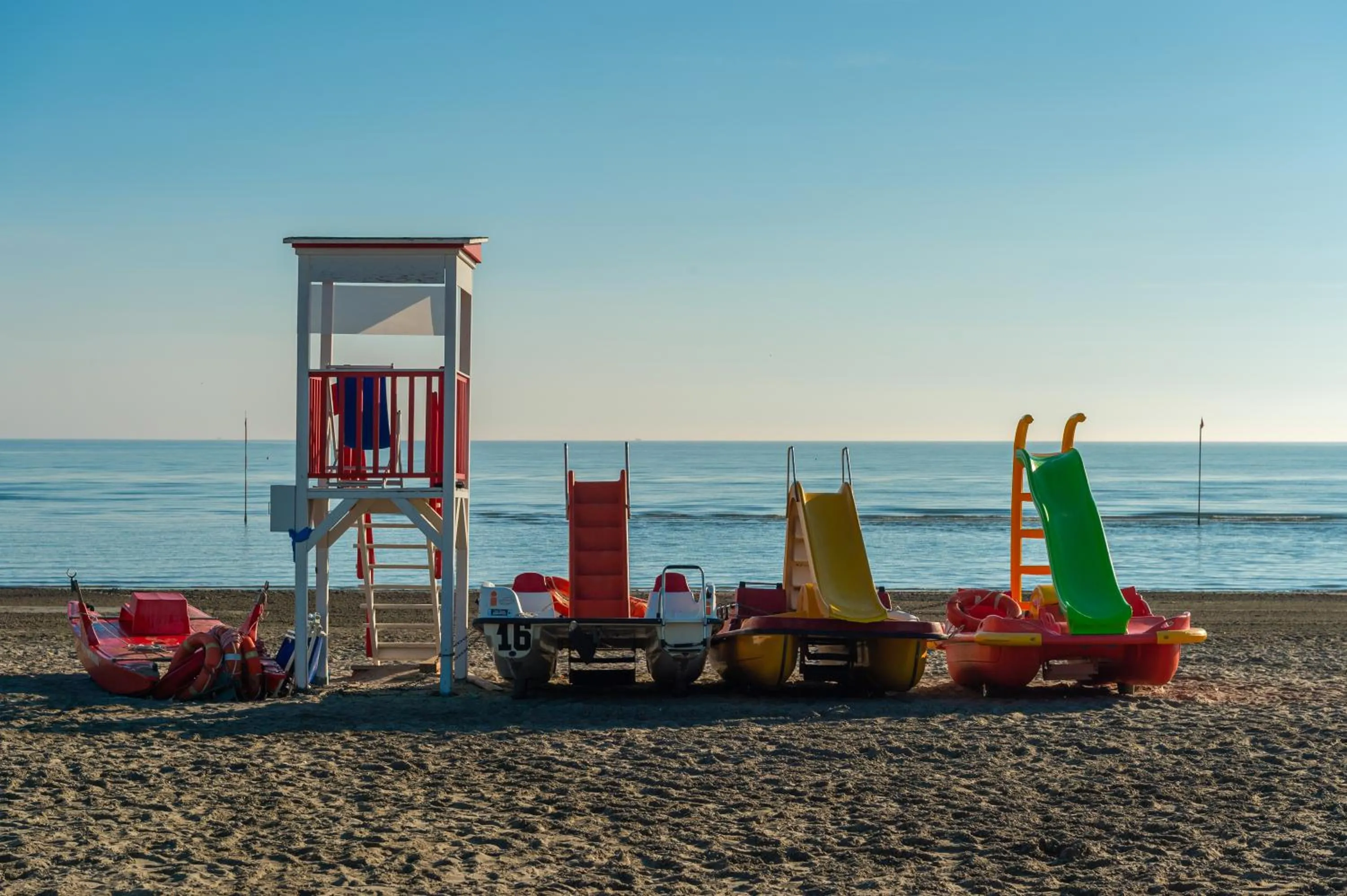 Beach in Isola di Albarella Hotel Capo Nord