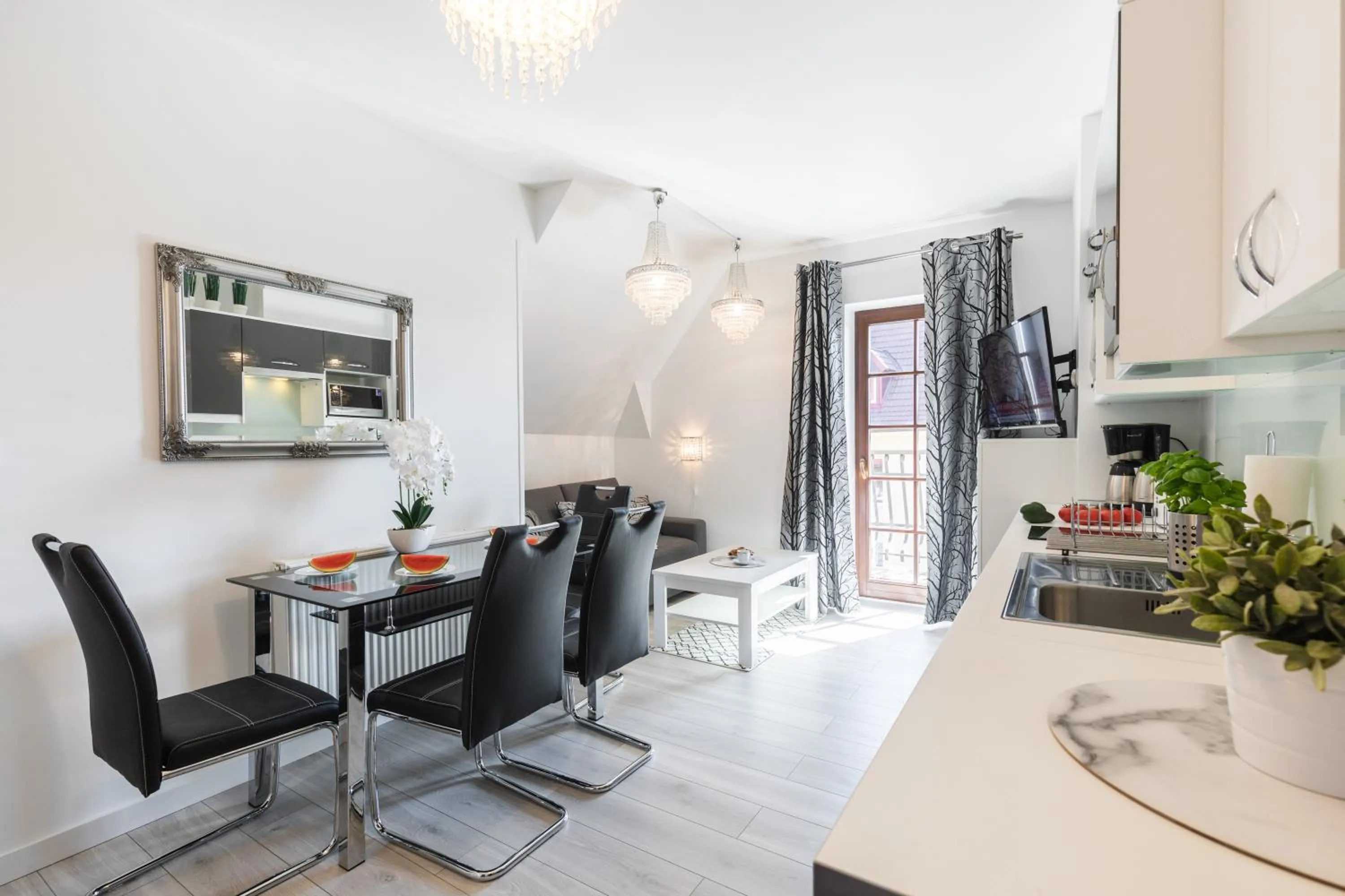 Living room in ApartHost Rezydencja Sienkiewicza