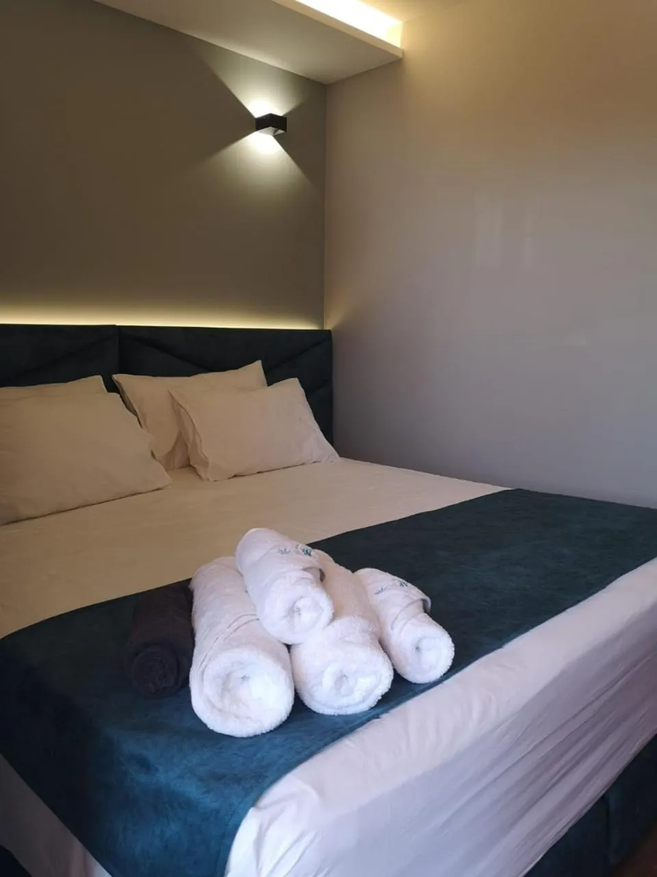 Bed in Seawave Hotel