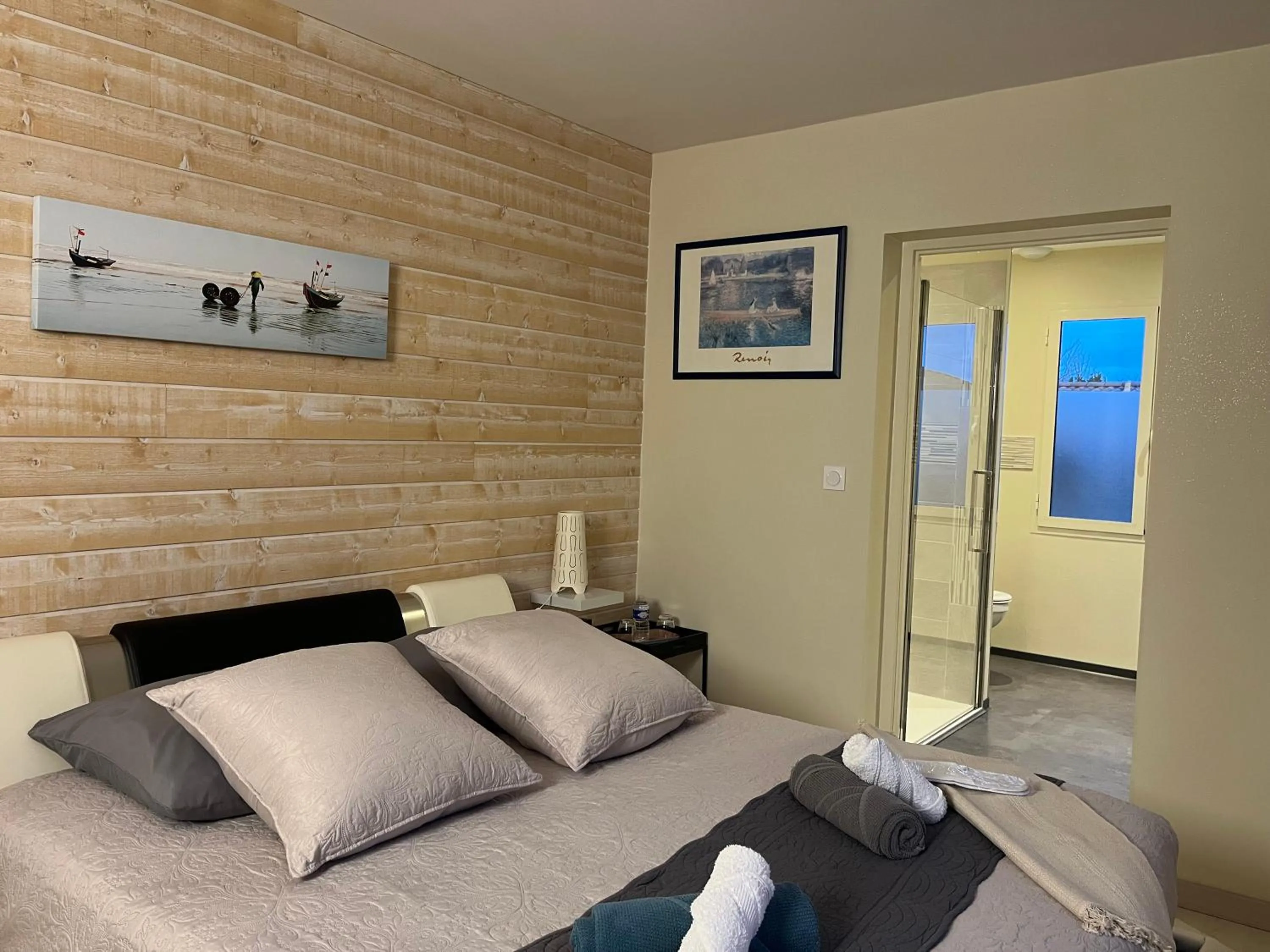 Bed in Chambres d hôtes Villa Anani Cosson alex