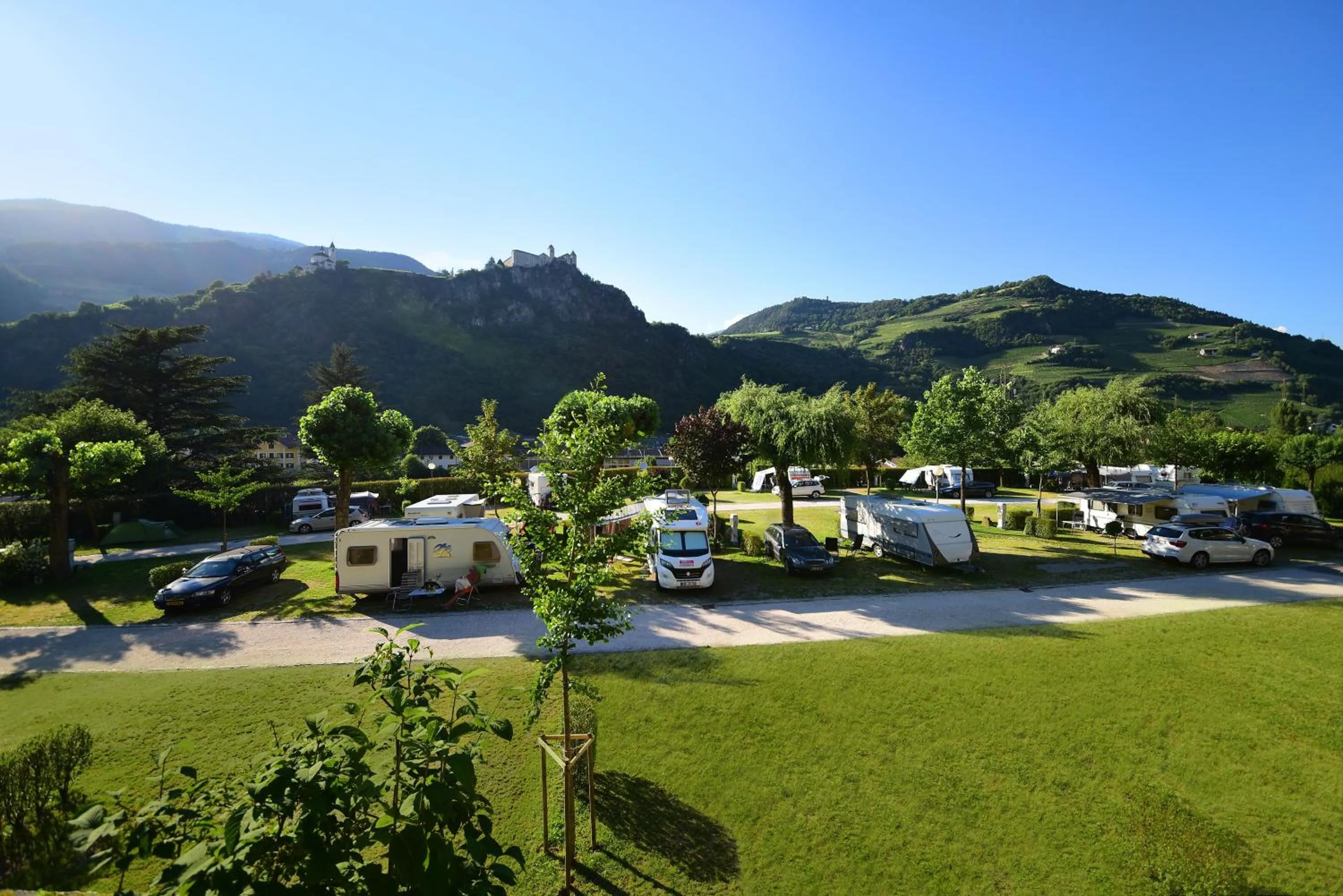 Bird's eye view in Ansitz Gamp