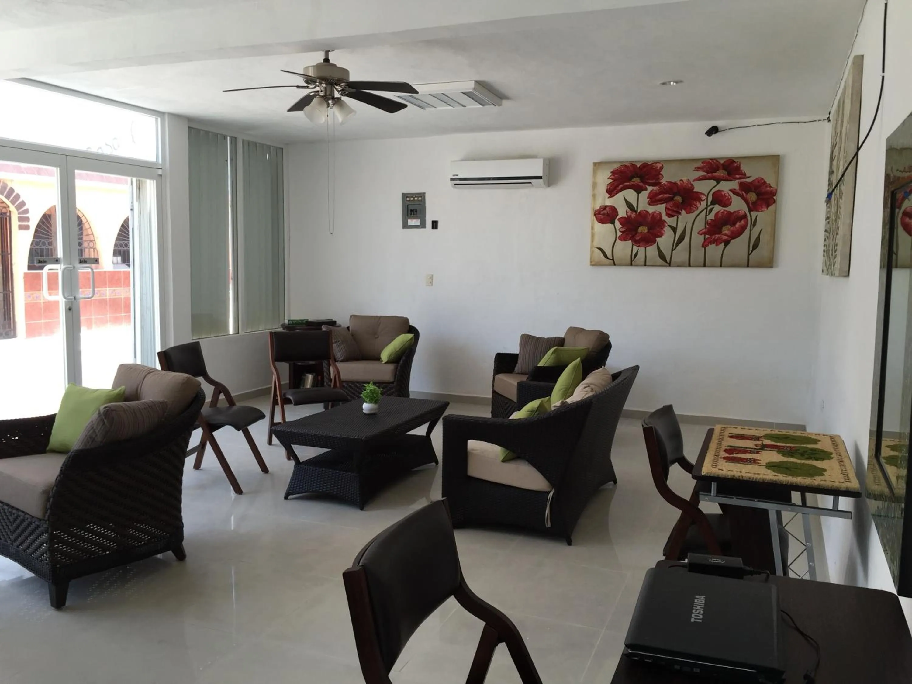 Lobby or reception in Hotel Isleño