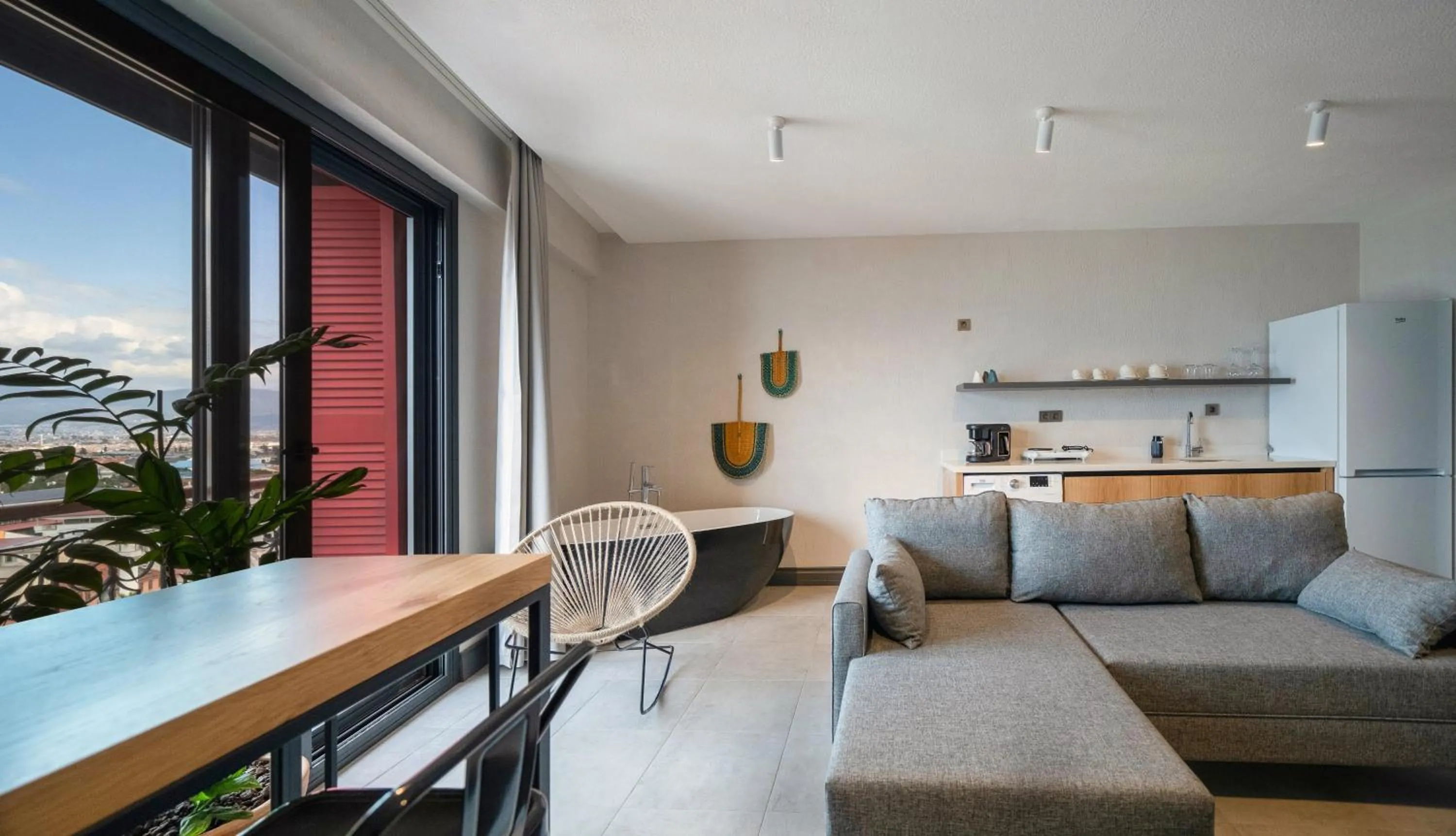 Living room in Reddoors Suites Sea View