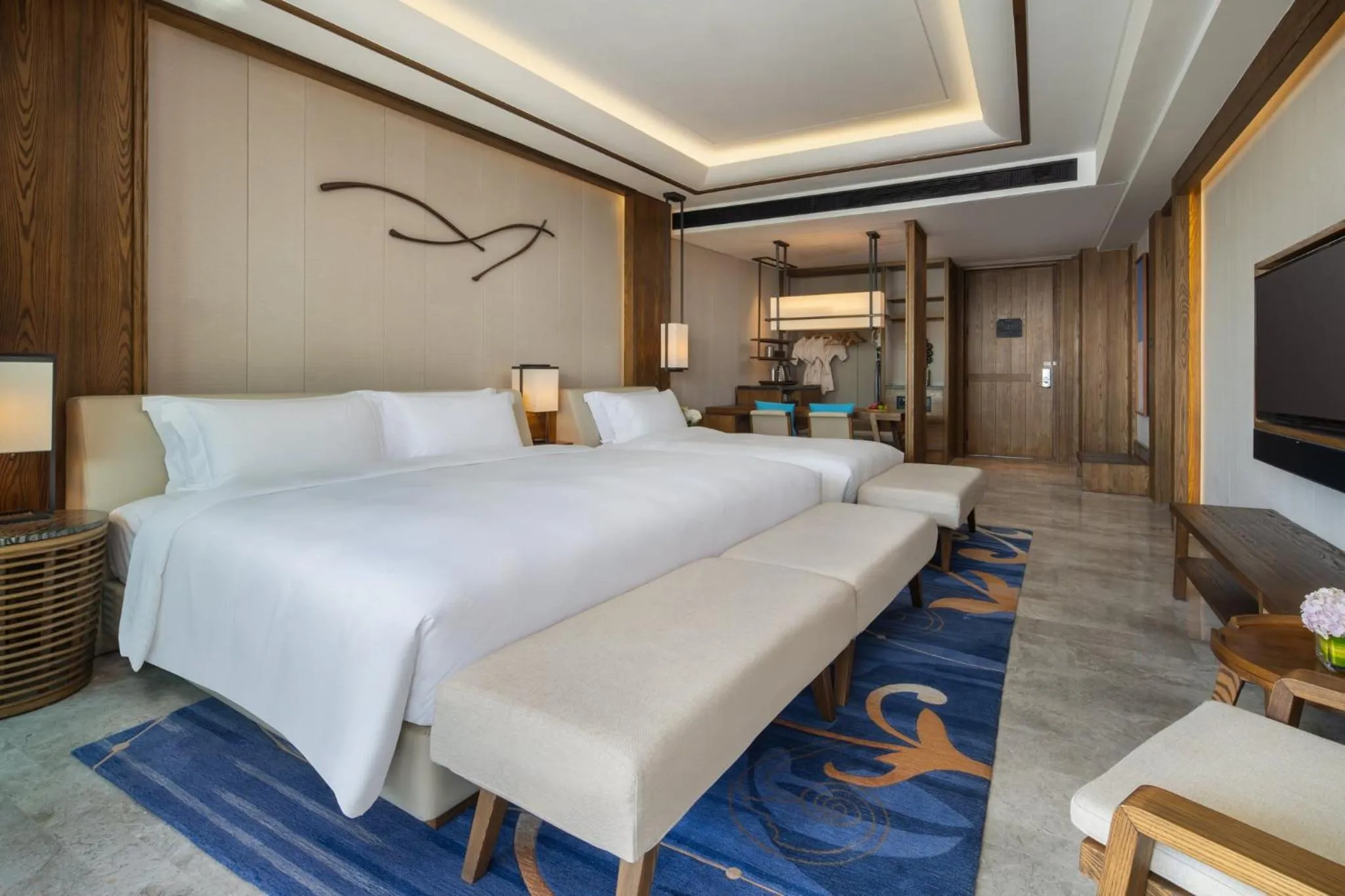 Photo of the whole room, Bed in InterContinental Sanya Haitang Bay Resort by IHG