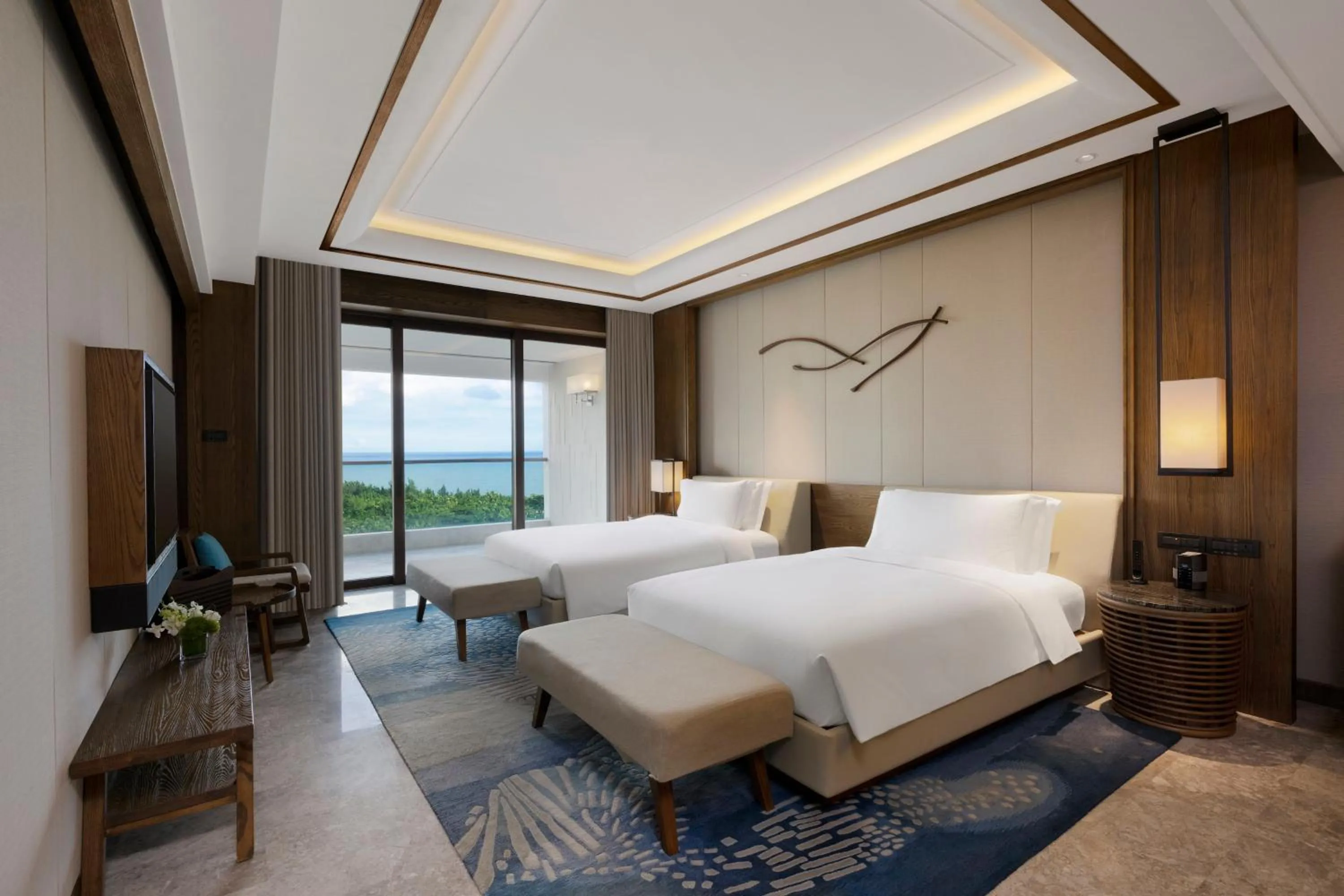 Photo of the whole room, Bed in InterContinental Sanya Haitang Bay Resort by IHG