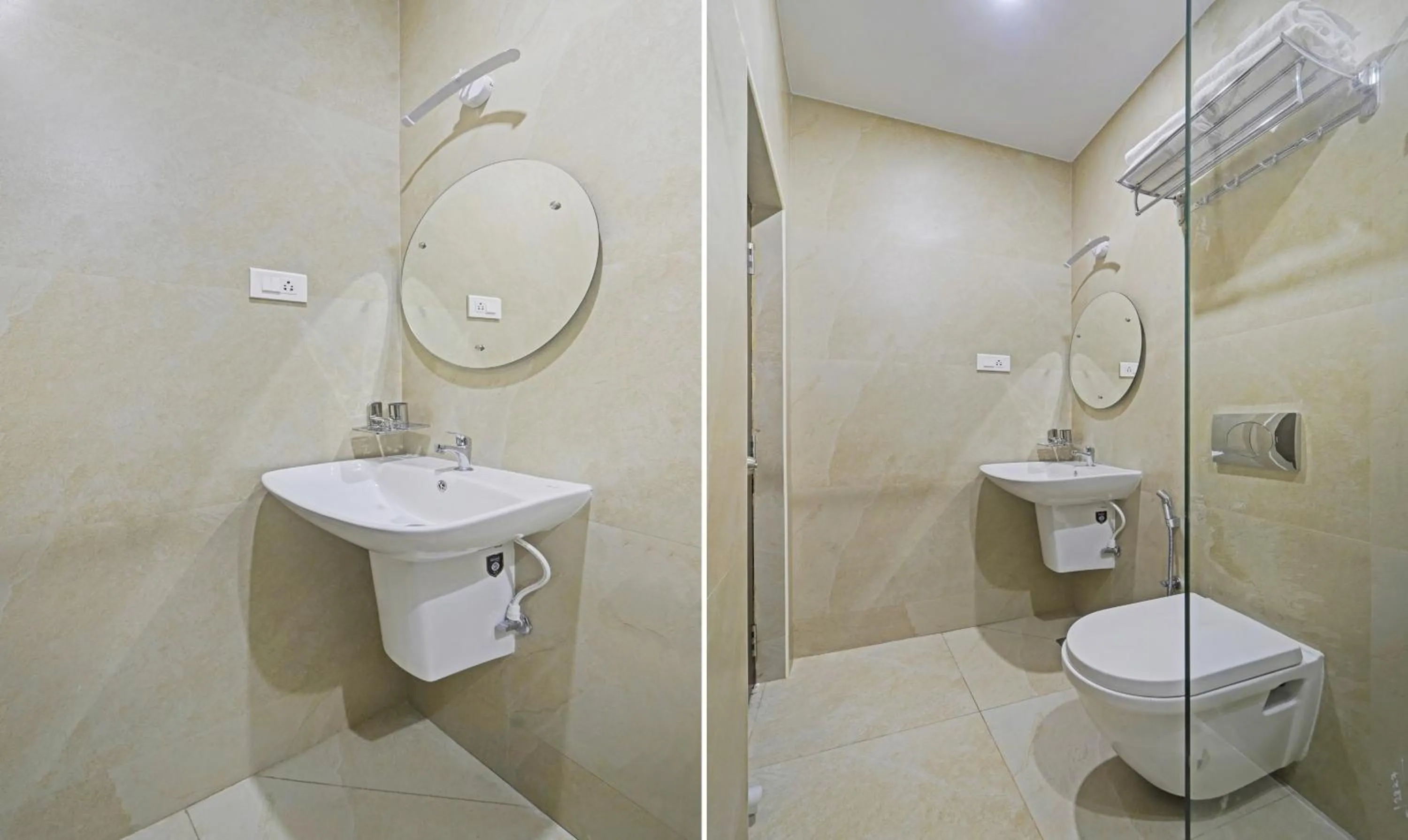 Bathroom in Treebo Premium Raffis' Andalusia Bay Way