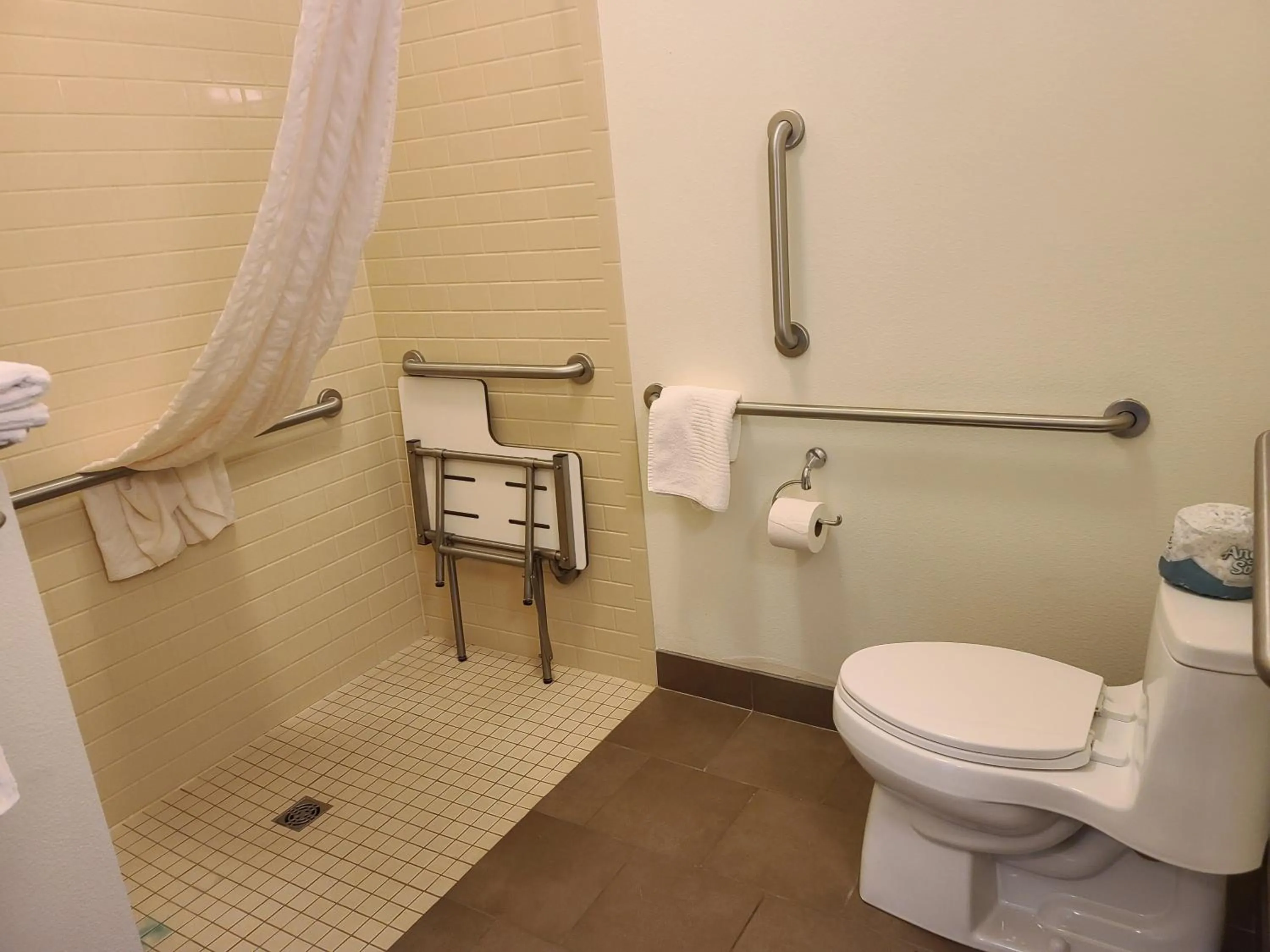 Bathroom in Candlewood Suites Sidney by IHG