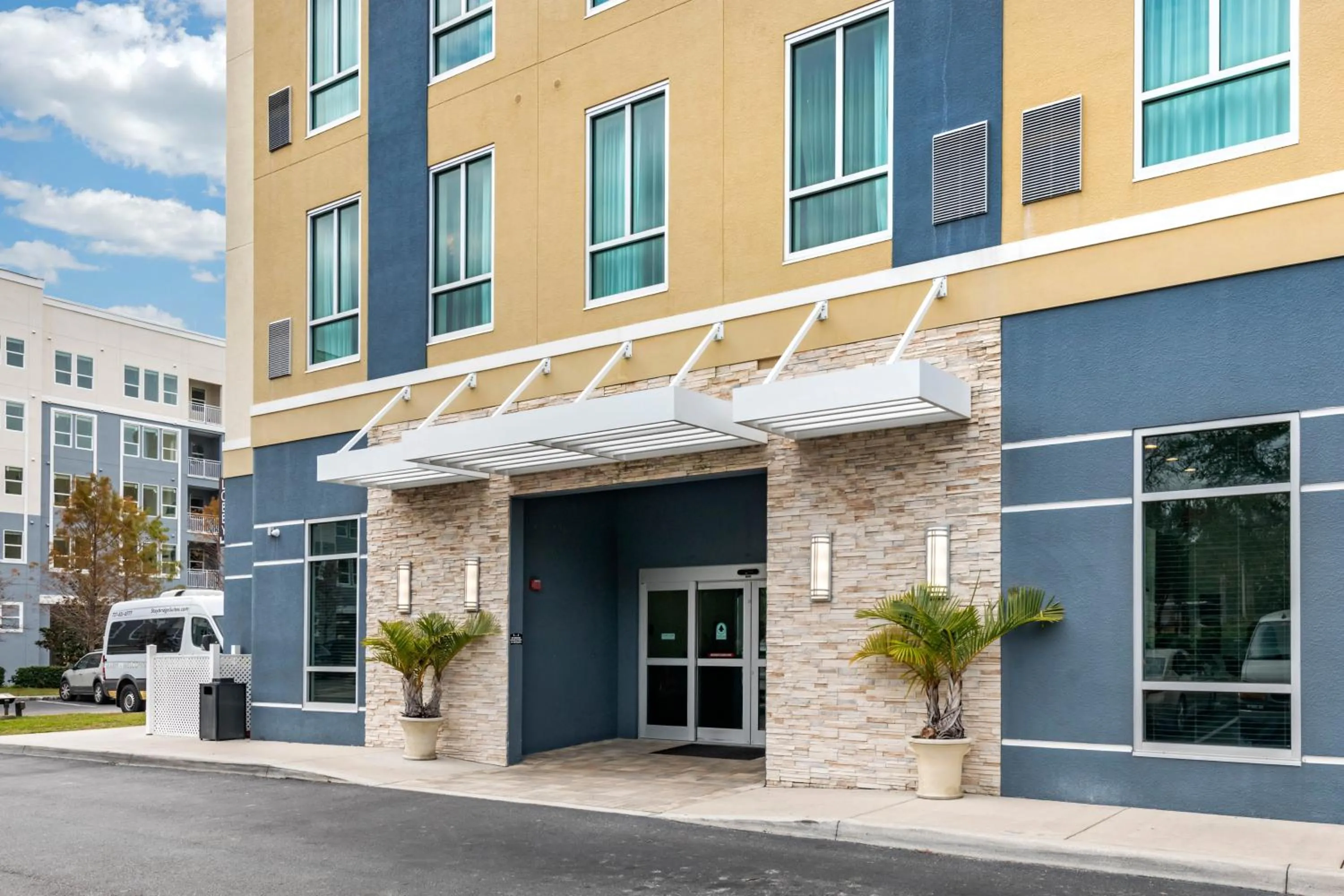 Property building in Staybridge Suites St. Petersburg FL by IHG