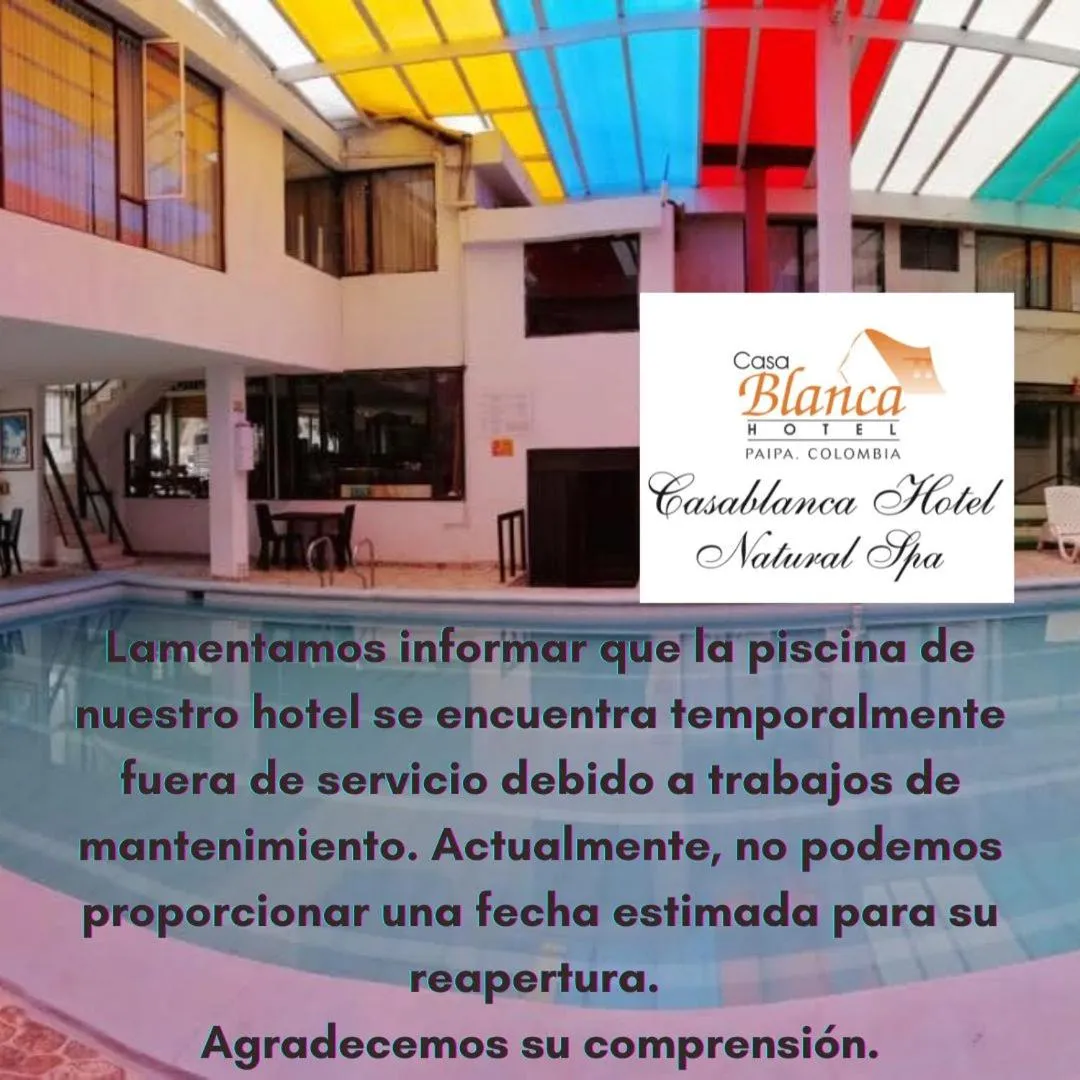 Pool view in Hotel Casablanca Natural Spa