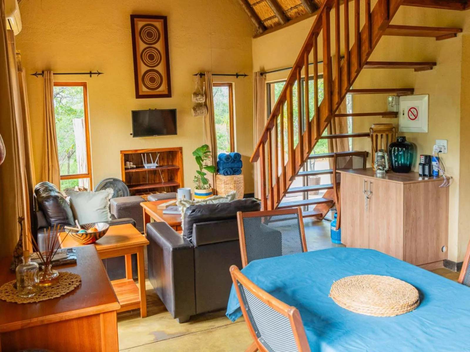 Living room in Impala Cottage