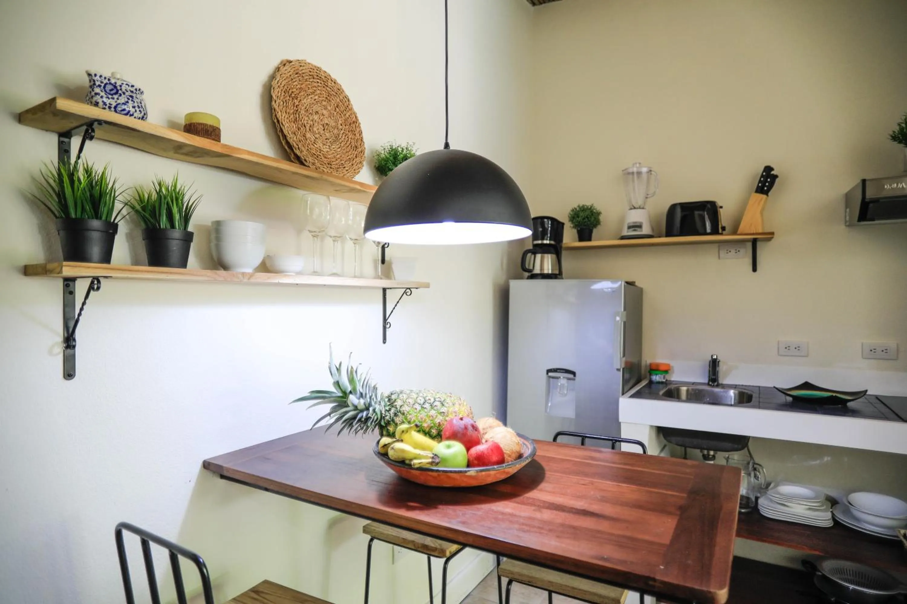 Kitchen or kitchenette in Manala Hotel