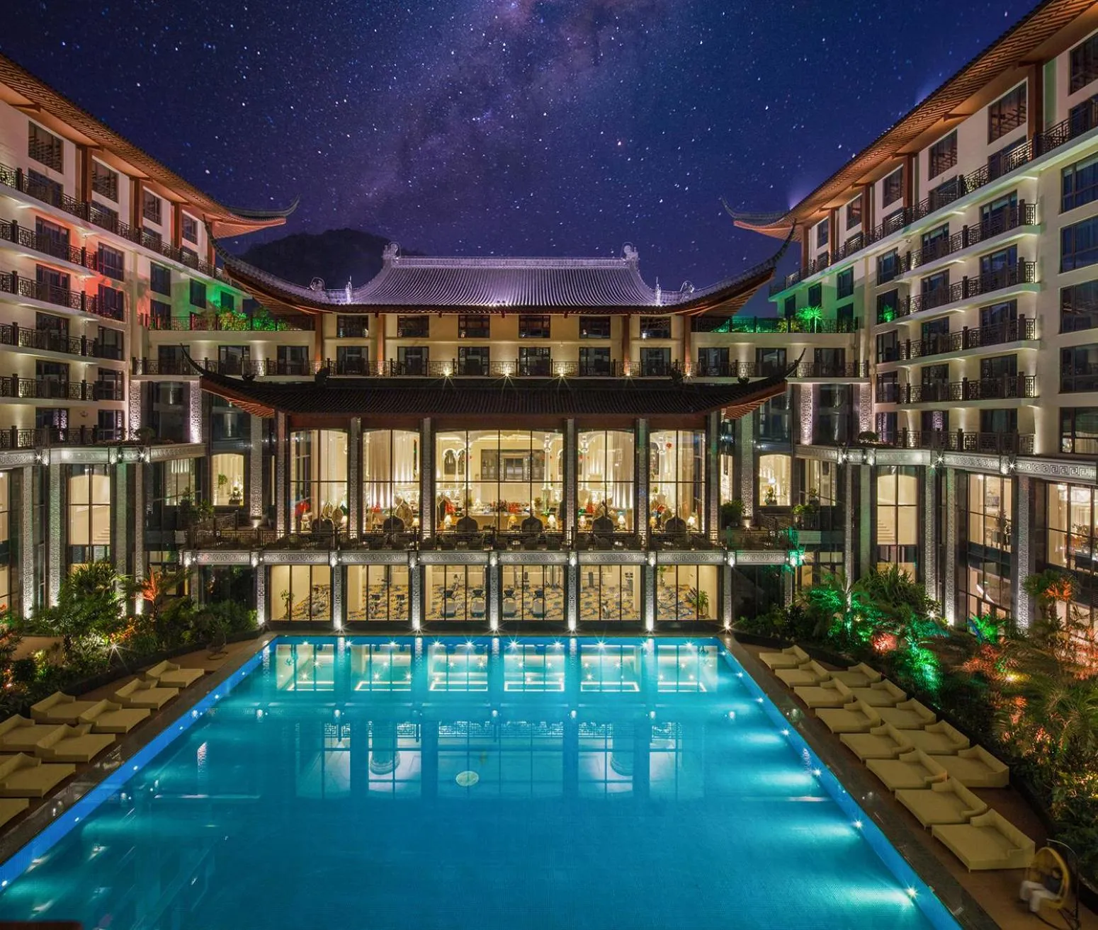 Pool view in Grand Bravo Guilin
