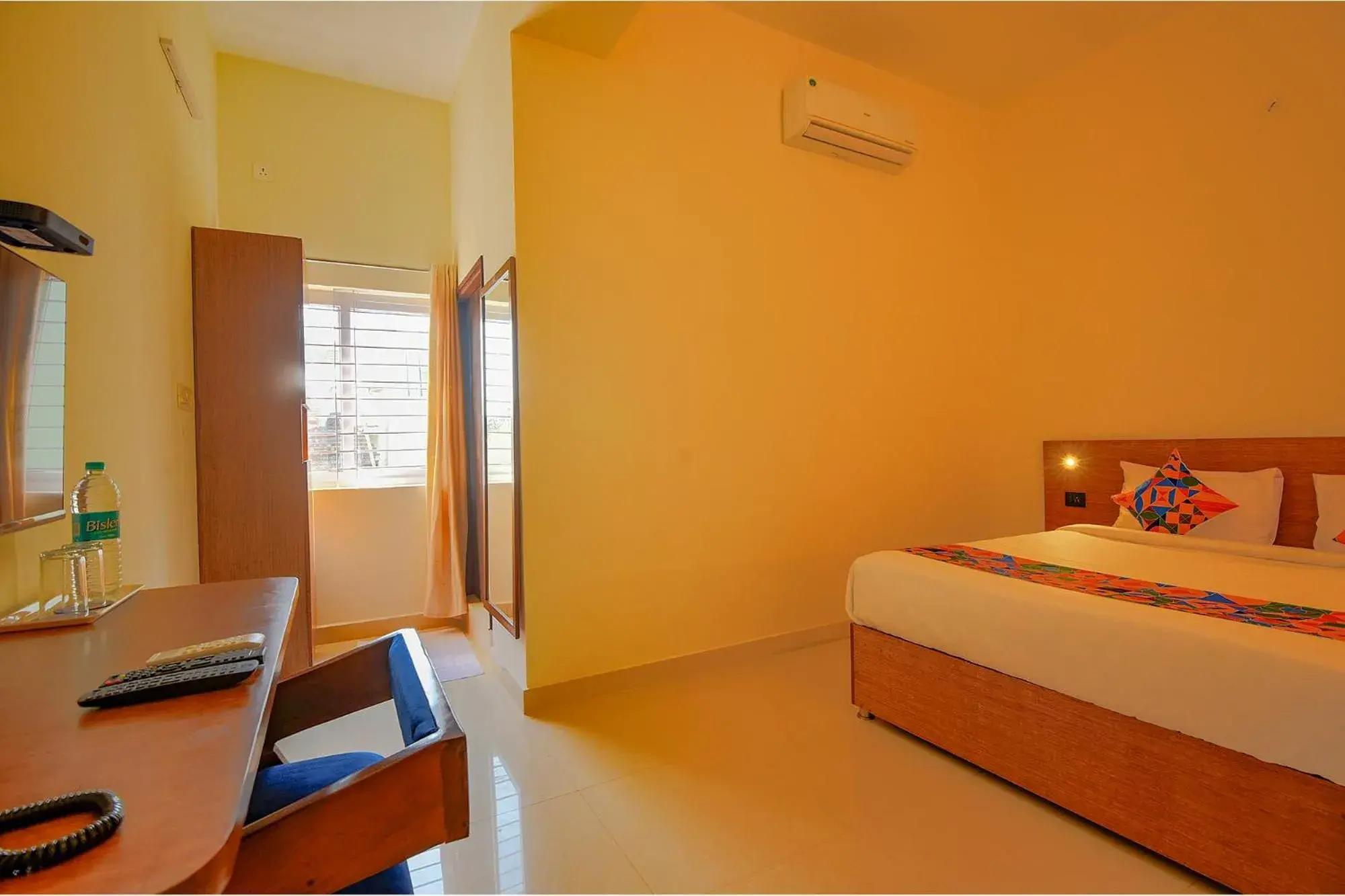 Living room, Bed in FabHotel GR Lake View - BTM Layout Living room, Bed in FabHotel GR Lake View - BTM Layout