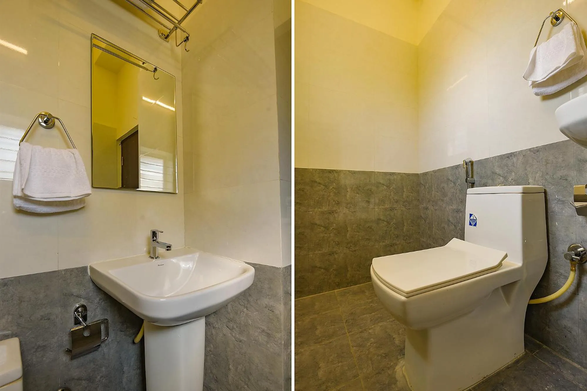 Bathroom in FabHotel GR Lake View - BTM Layout