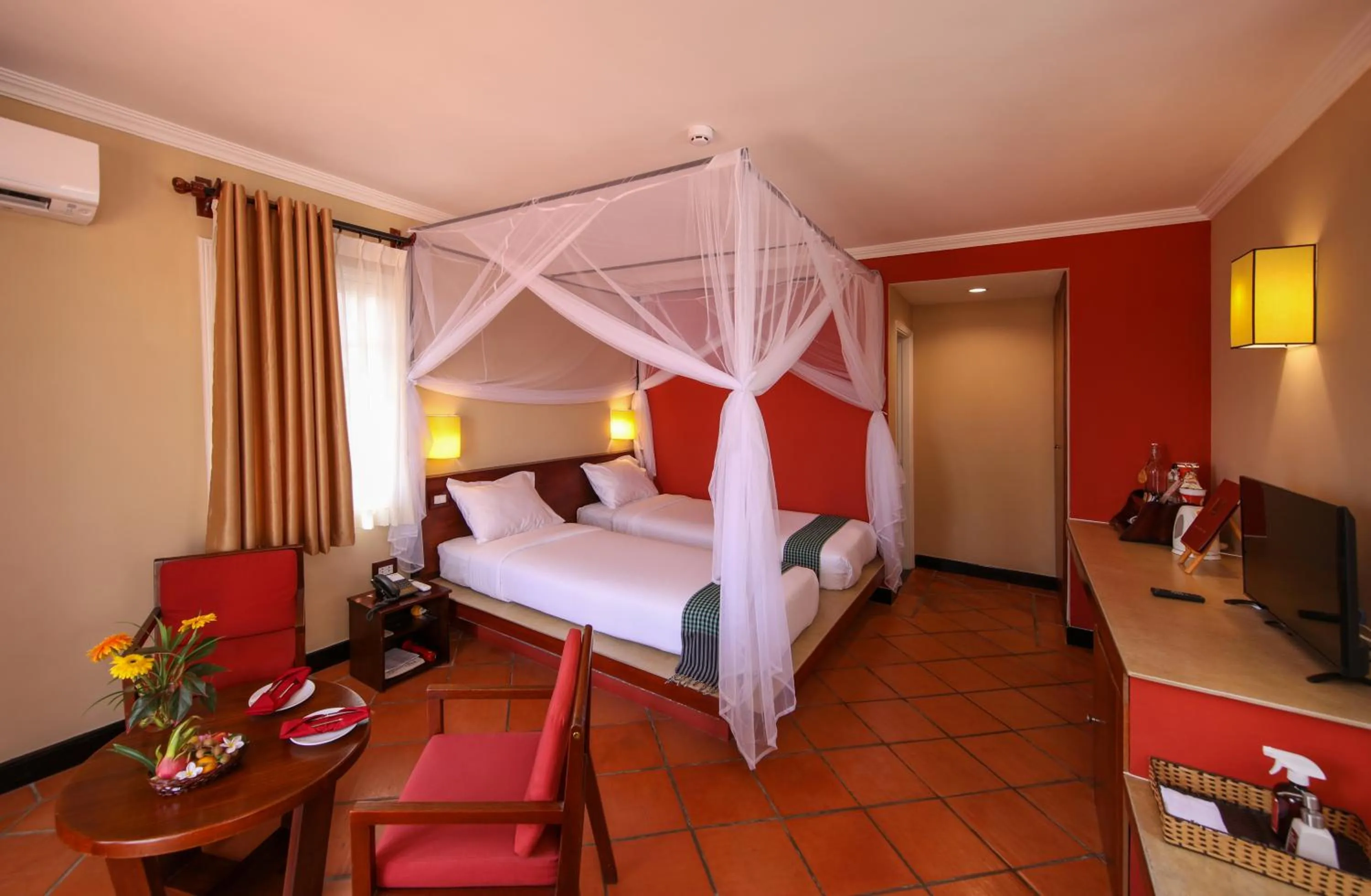 Bed in Victoria Nui Sam Lodge