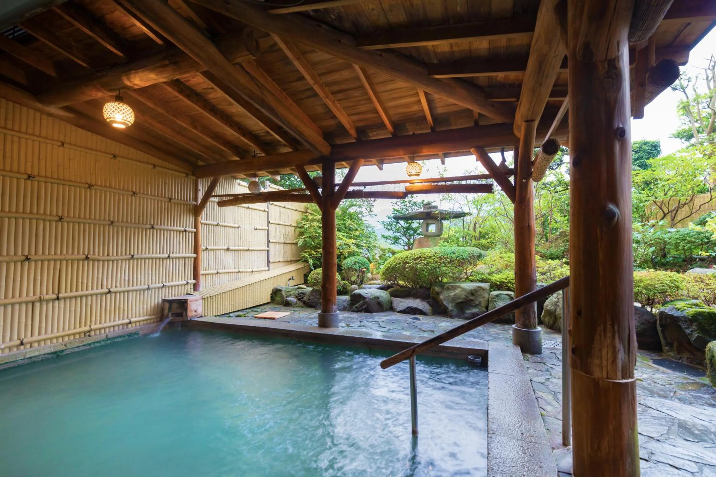 Hot Spring Bath in Yuyado Unzen Shinyu