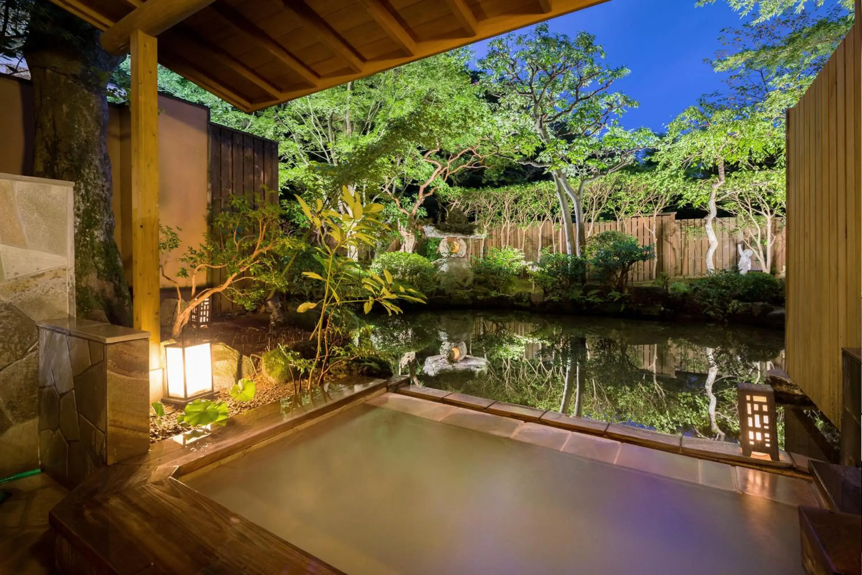 Japanese-Style Room with Open-Air Hot Spring Bath, Garden View - single occupancy in Yuyado Unzen Shinyu Japanese-Style Room with Open-Air Hot Spring Bath, Garden View - single occupancy in Yuyado Unzen Shinyu