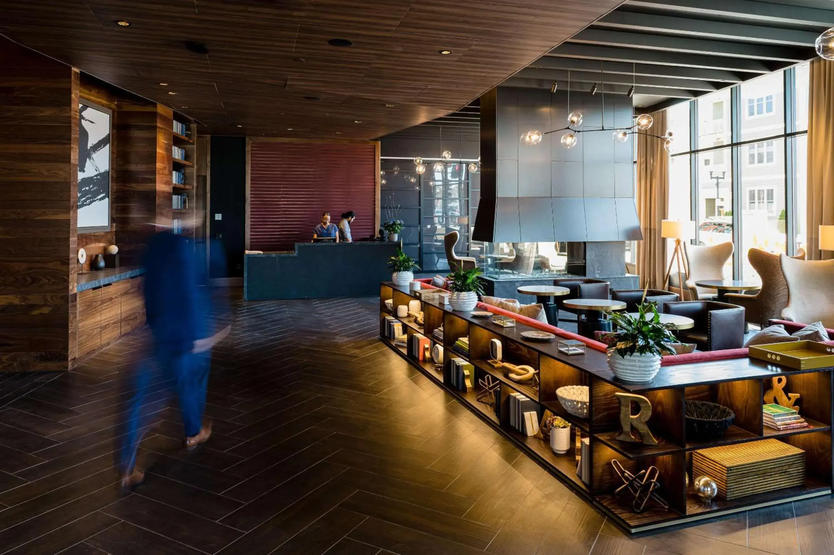 Lobby or reception in Cambria Hotel Boston Somerville Lobby or reception in Cambria Hotel Boston Somerville