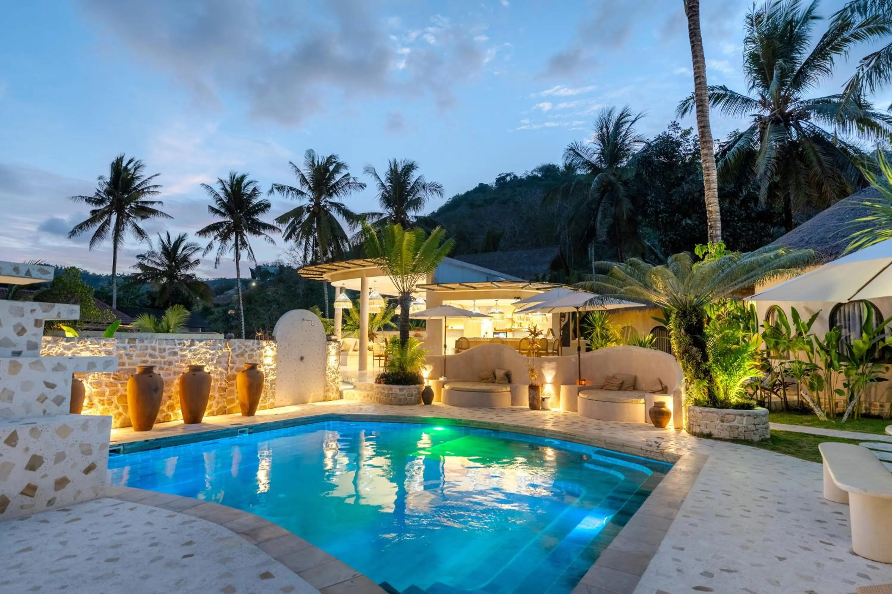 Natural landscape in Tiu Oasis Lombok