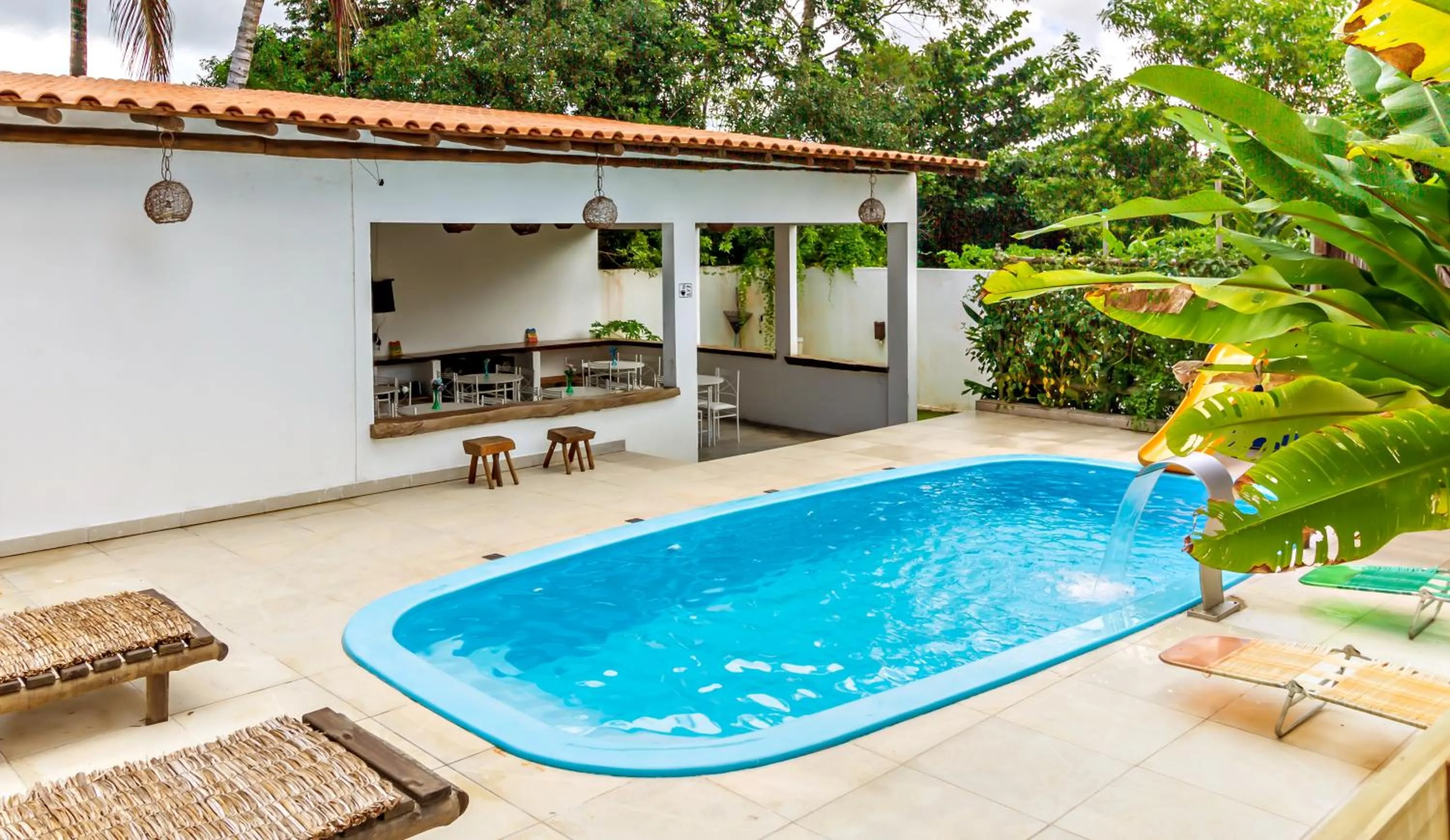 Pool view in Pousada Imperador do Espelho