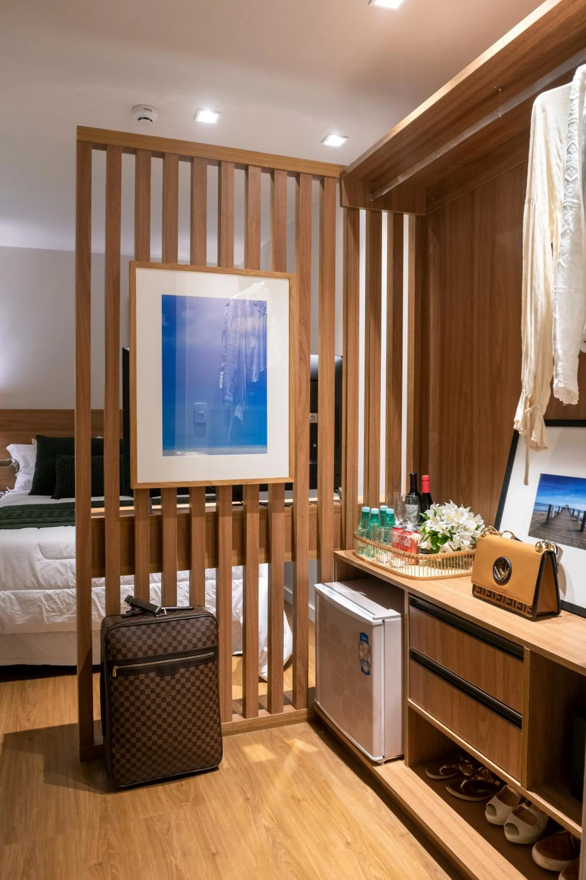 Decorative detail, Bed in Canto Hotel