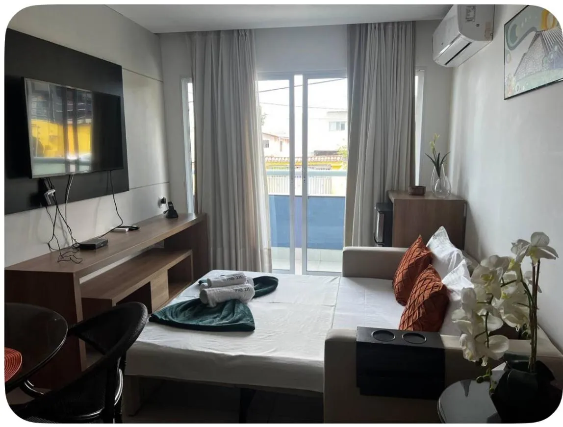 Bed in Bicalho Flat Beira Mar Praia PontaNegra -Natal