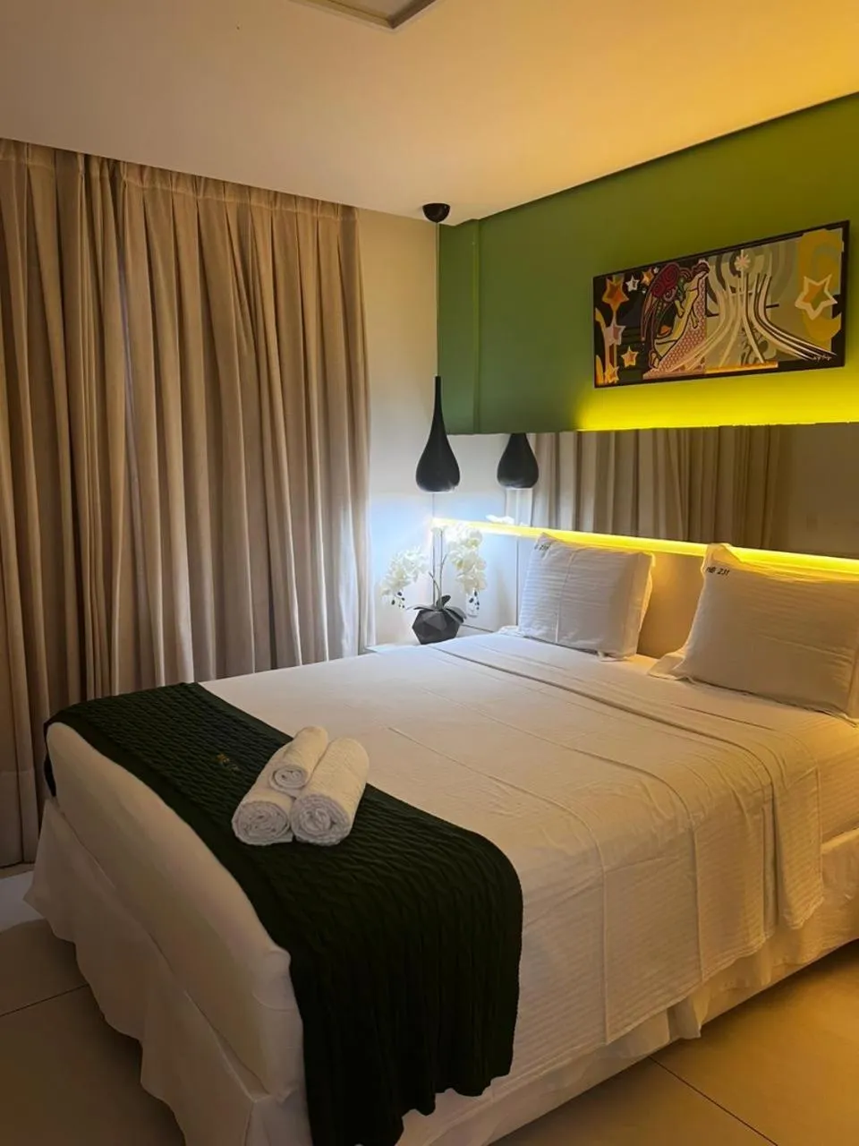 Bed in Bicalho Flat Beira Mar Praia PontaNegra -Natal