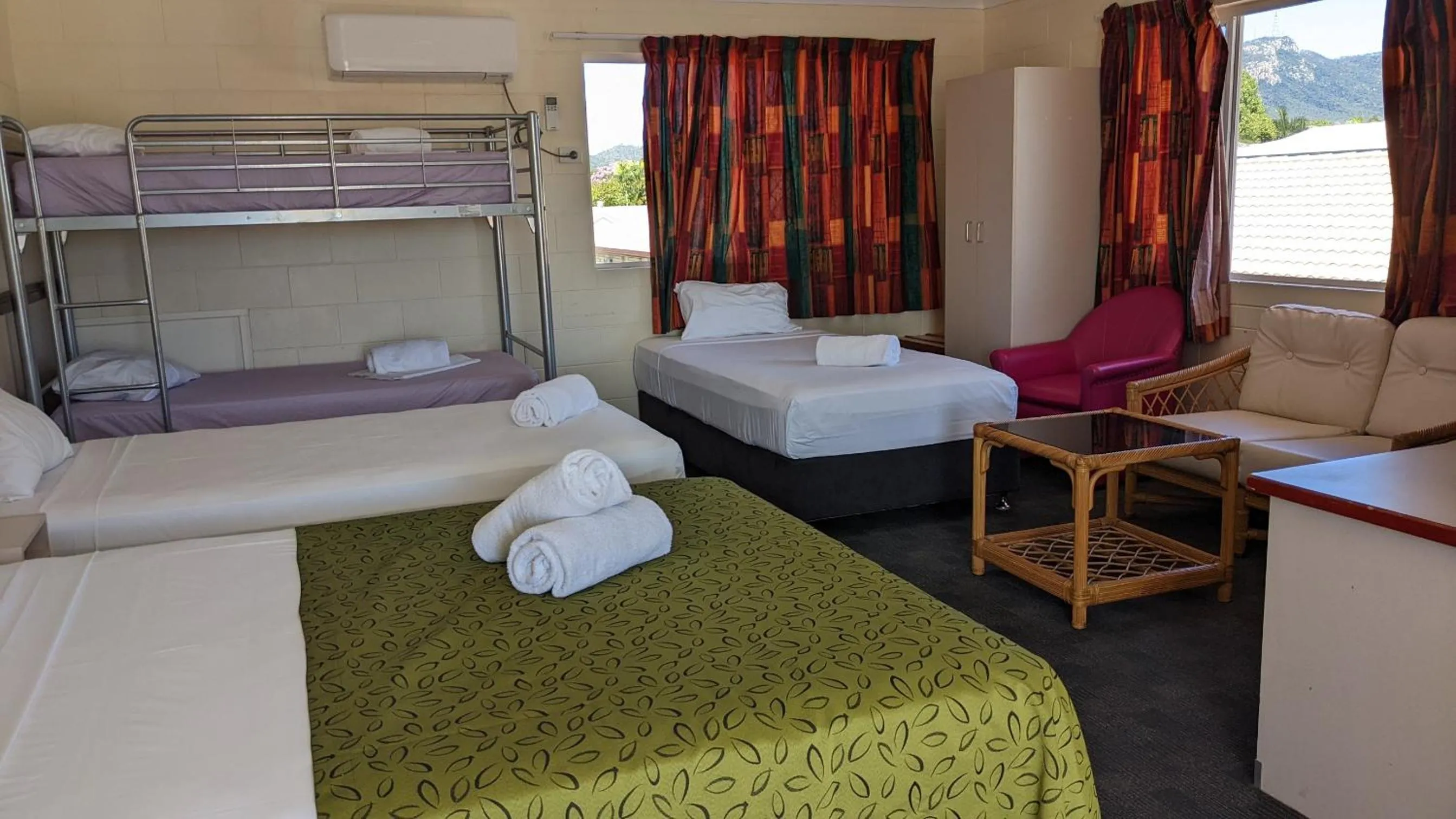 Bed in Monte Carlo Motor Inn