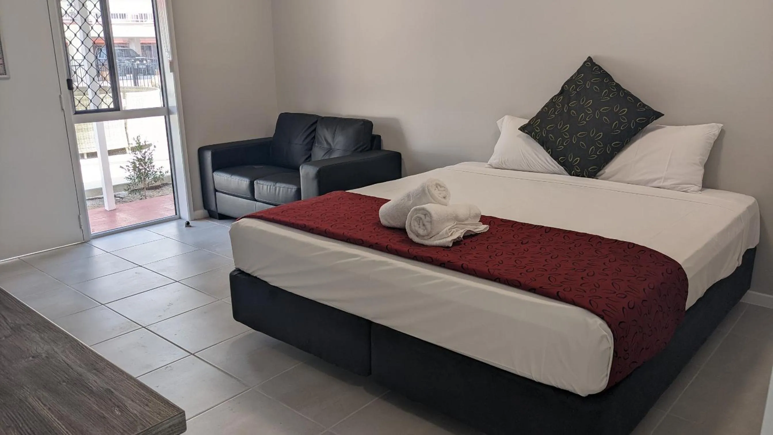 Bed in Monte Carlo Motor Inn