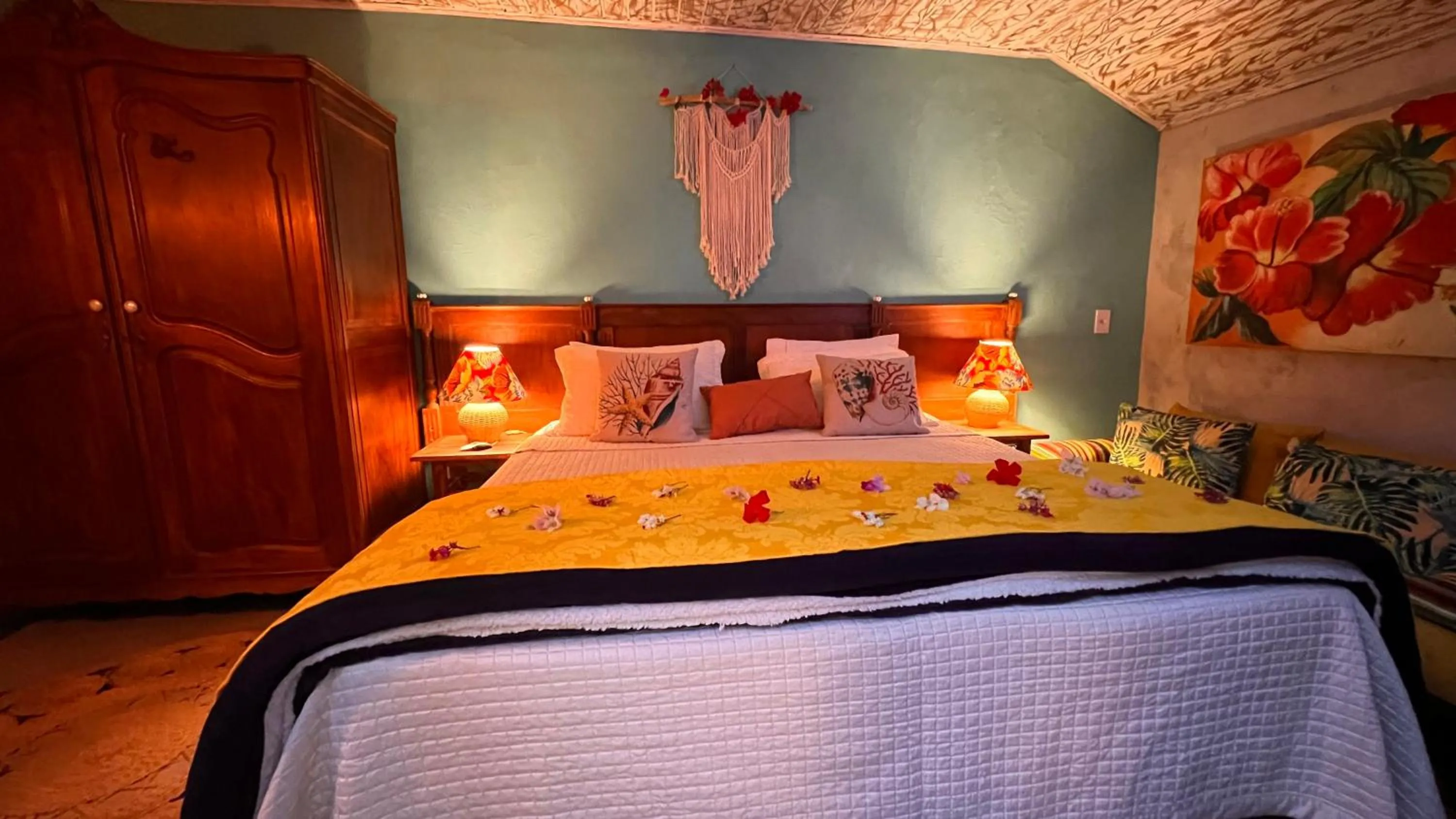 Bed in Villa Lulu Geribá