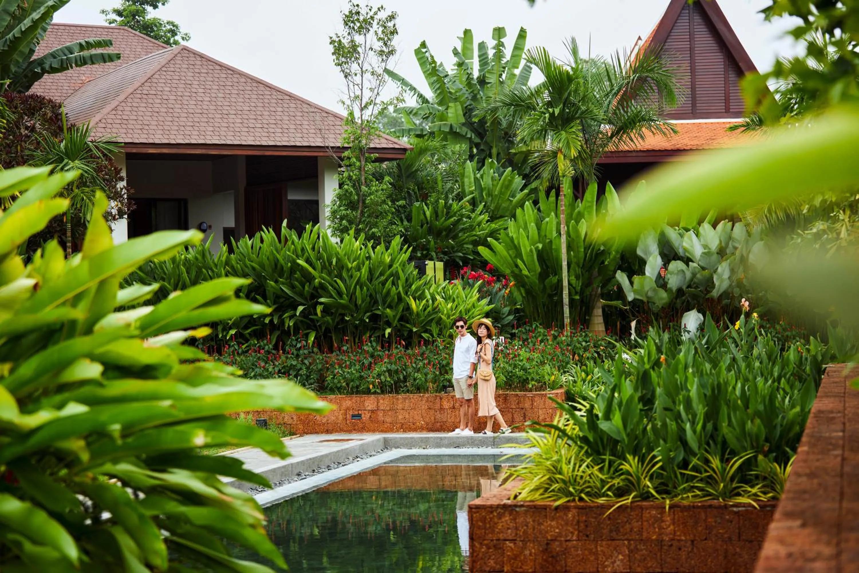Garden in Angkor Green Gardens by Dara