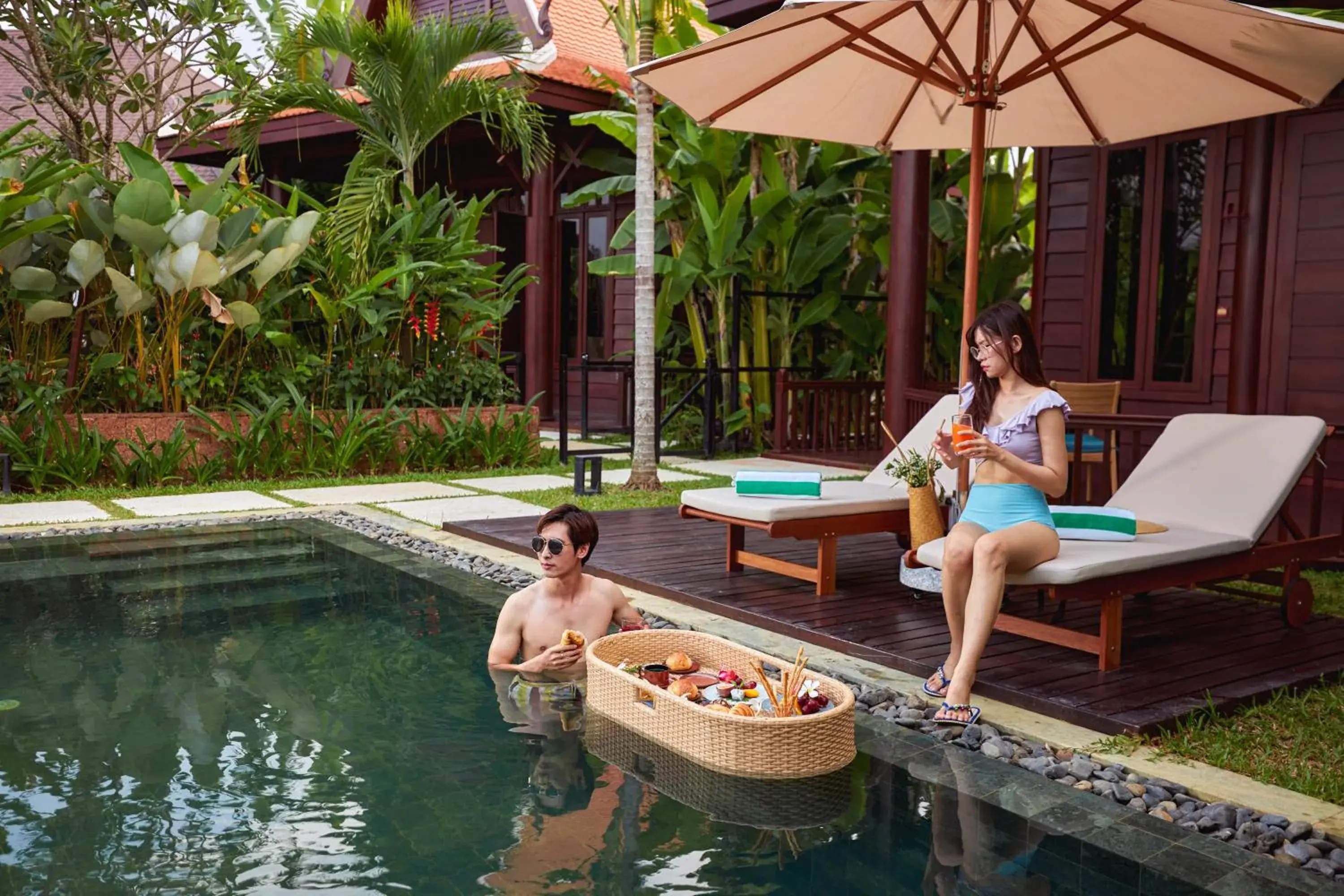 Swimming pool in Angkor Green Gardens by Dara Swimming pool in Angkor Green Gardens by Dara