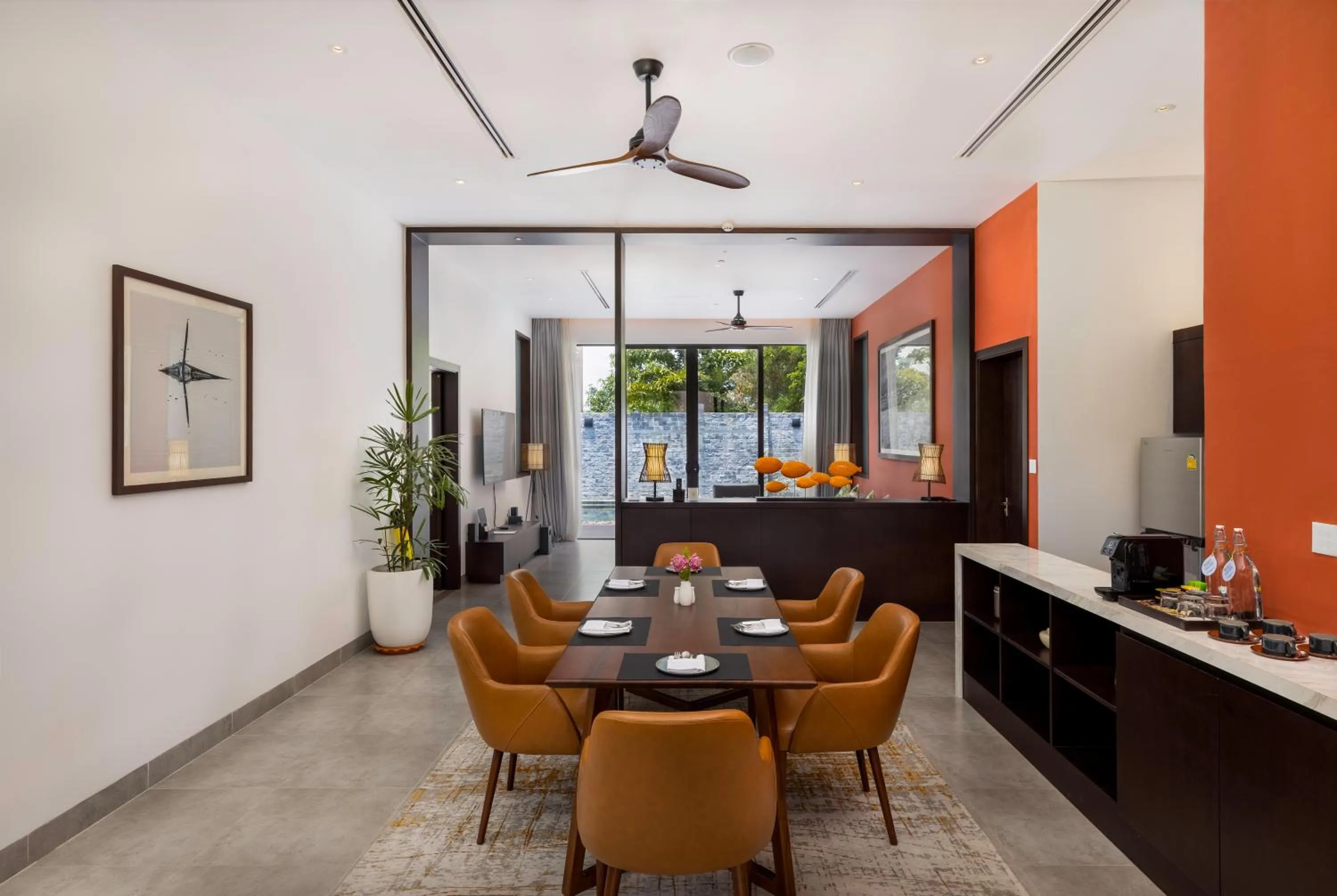 Dining area in Angkor Green Gardens by Dara