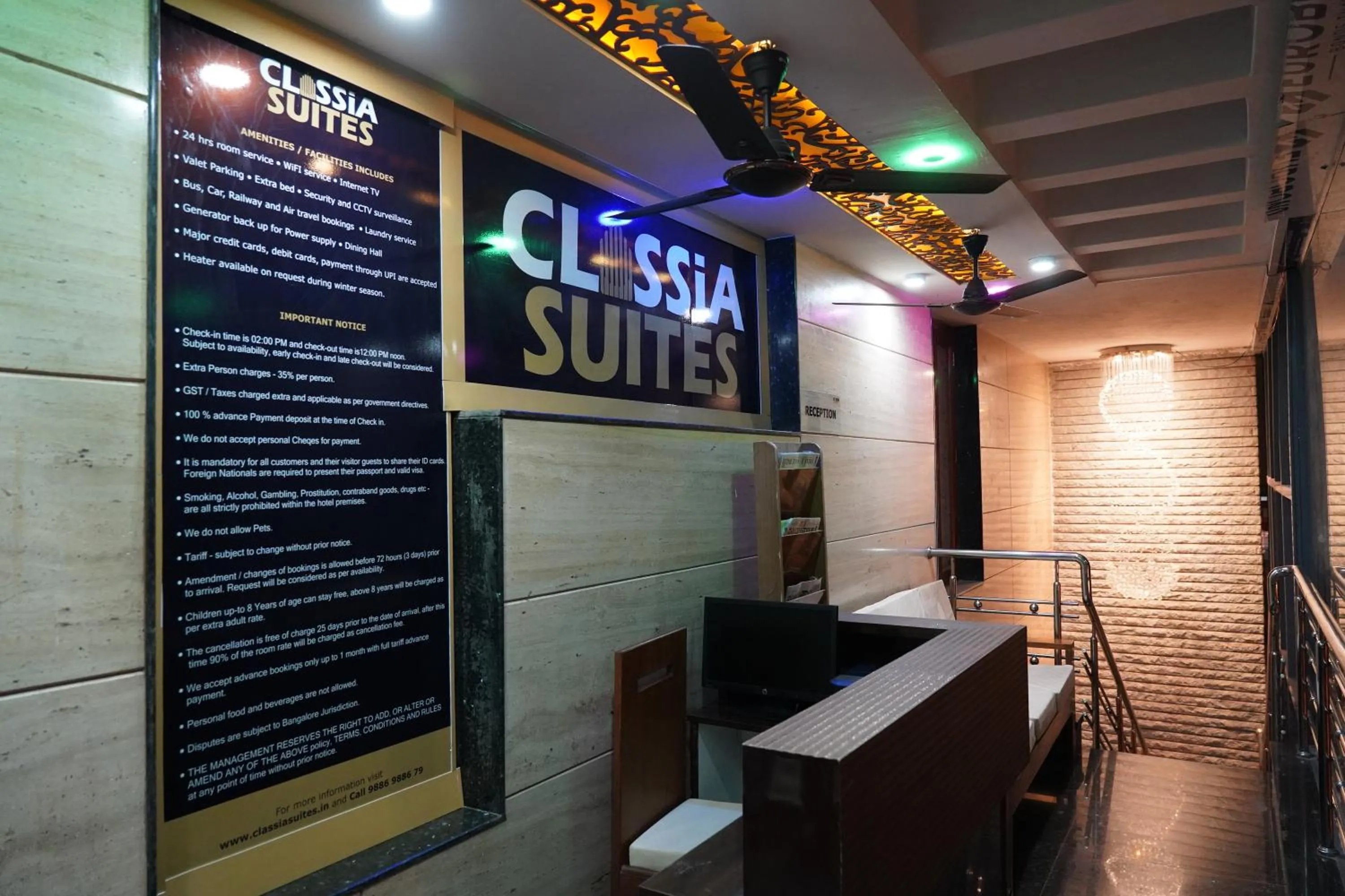 Property logo or sign in Classia Suites