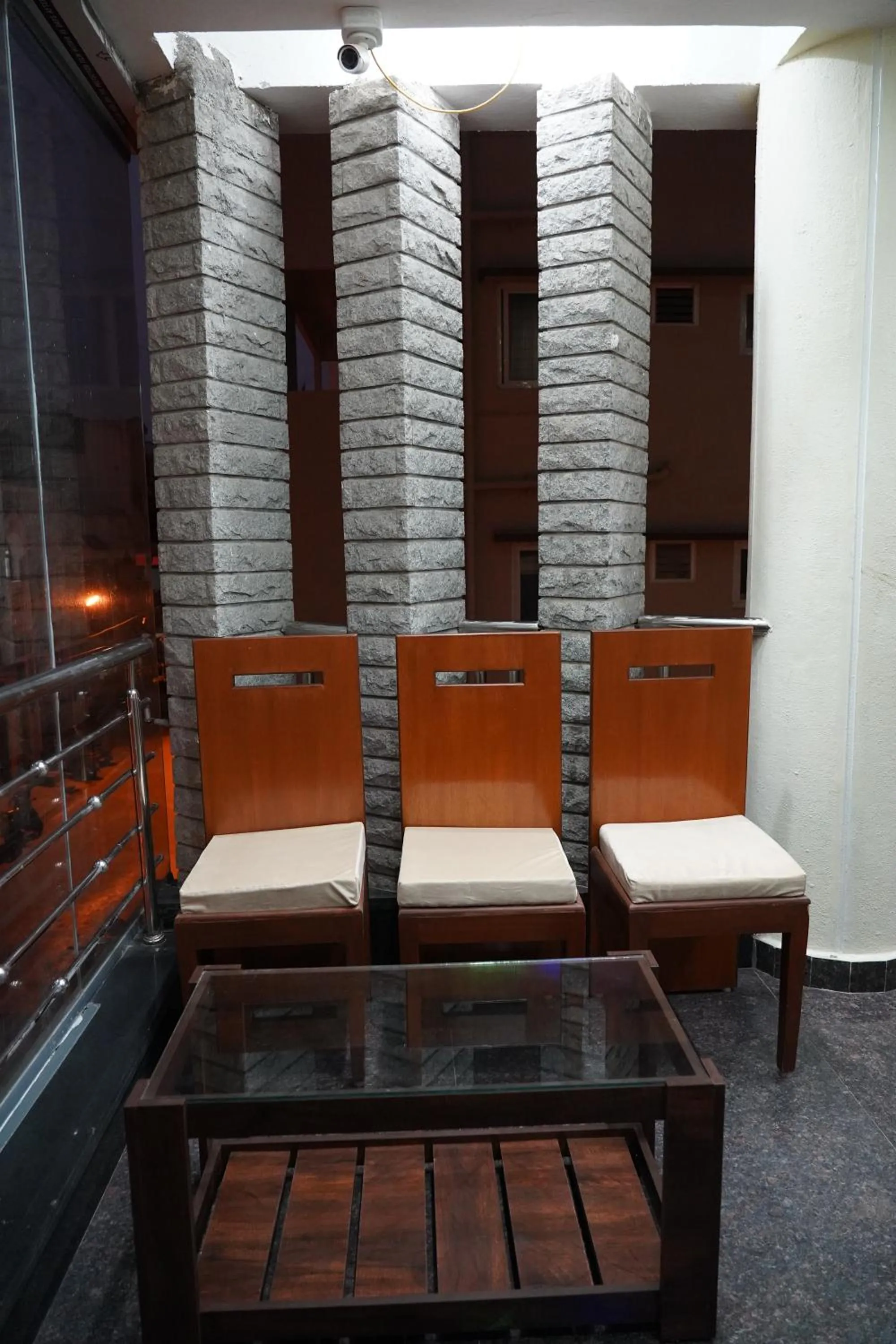 Seating area in Classia Suites