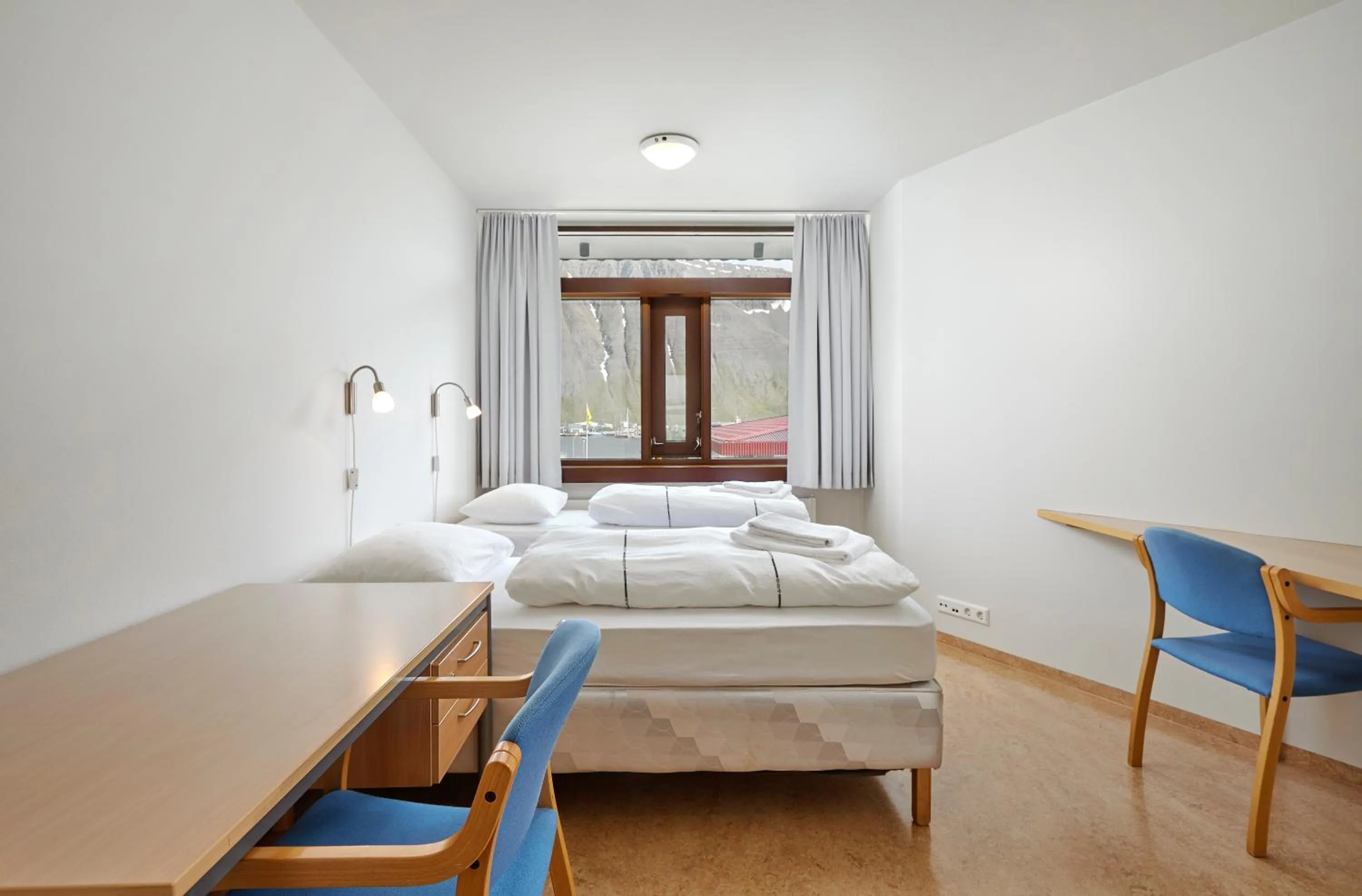 Bed in Hótel Torfnes