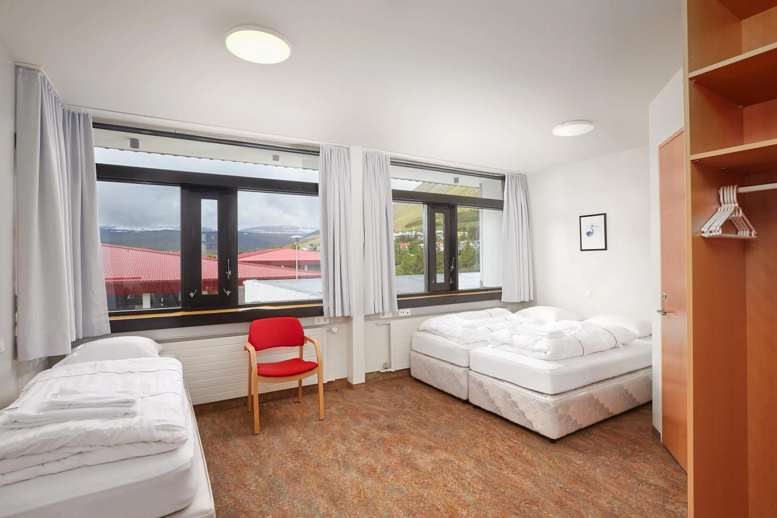 Bed in Hótel Torfnes