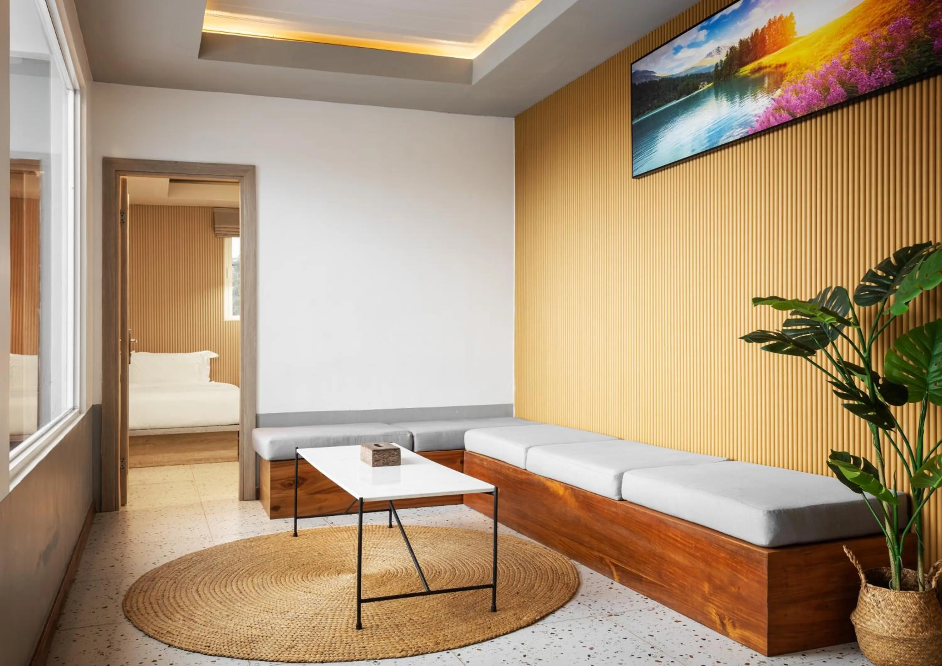 Living room, Bed in Pidoma Resort by EHM