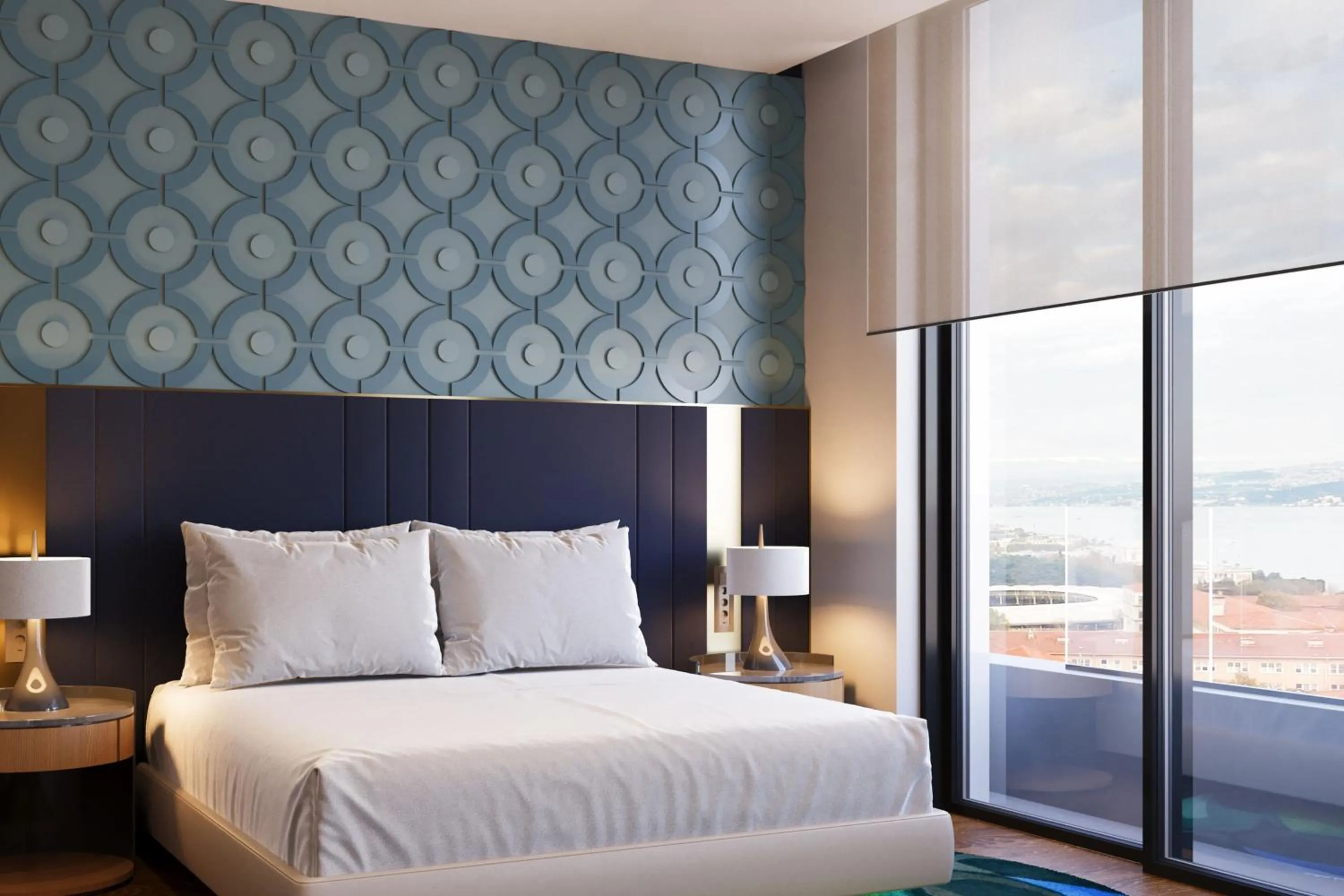 Bedroom, Bed in Avantgarde Hotel Taksim Square